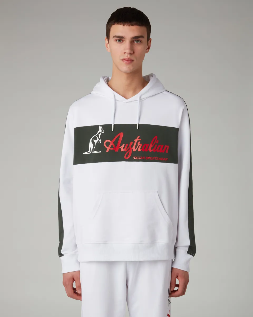 australian-elio-hoodie-felpa-con-cappuccio-uomo-bianca image 1