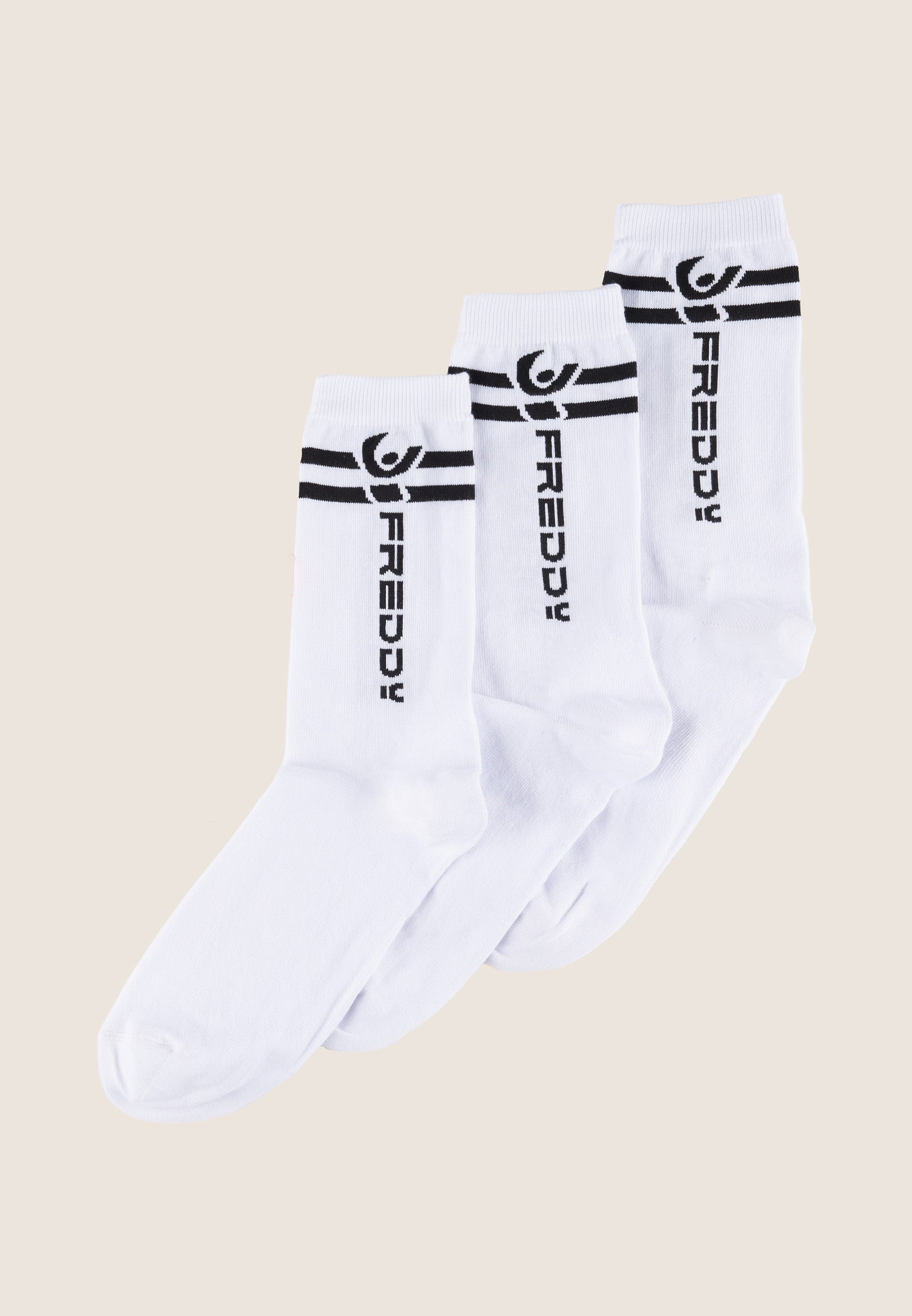 freddy-calzini-taglio-medio-con-logo-pack-da-3-paia-unisex image 2
