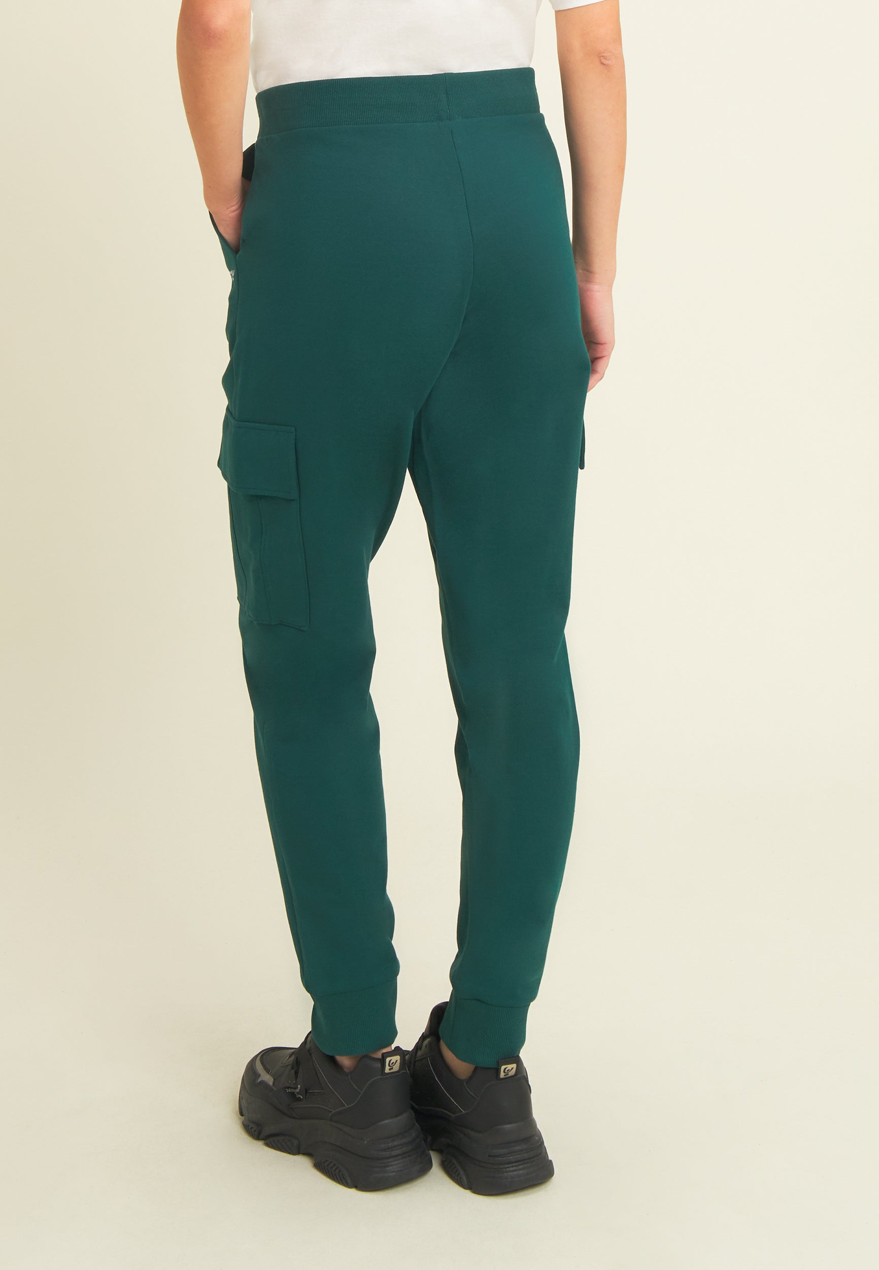 freddy-pantaloni-sportivi-in-felpa-cargo-con-tasconi-laterali image 3
