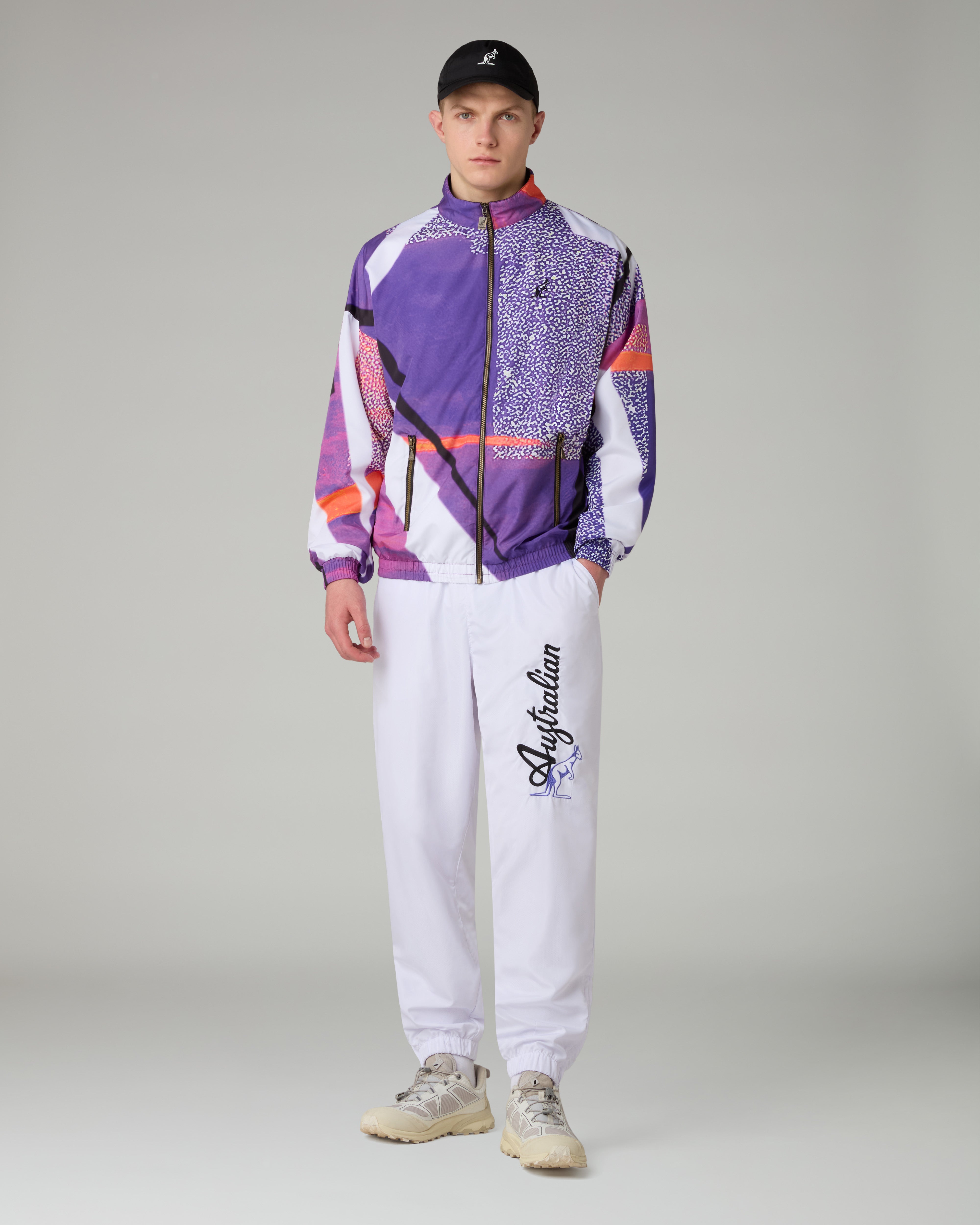 australian-lost-bumper-pantalone-tecnico-smash-bianco image 2