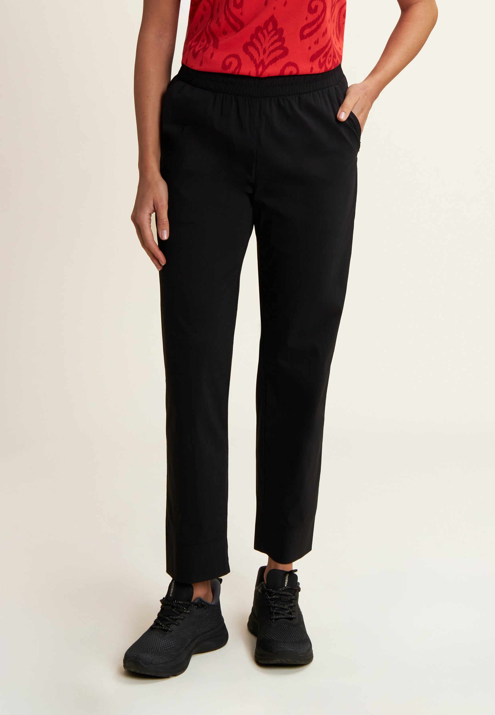 freddy-pantaloni-in-popeline-elasticizzato-regular-fit image 8