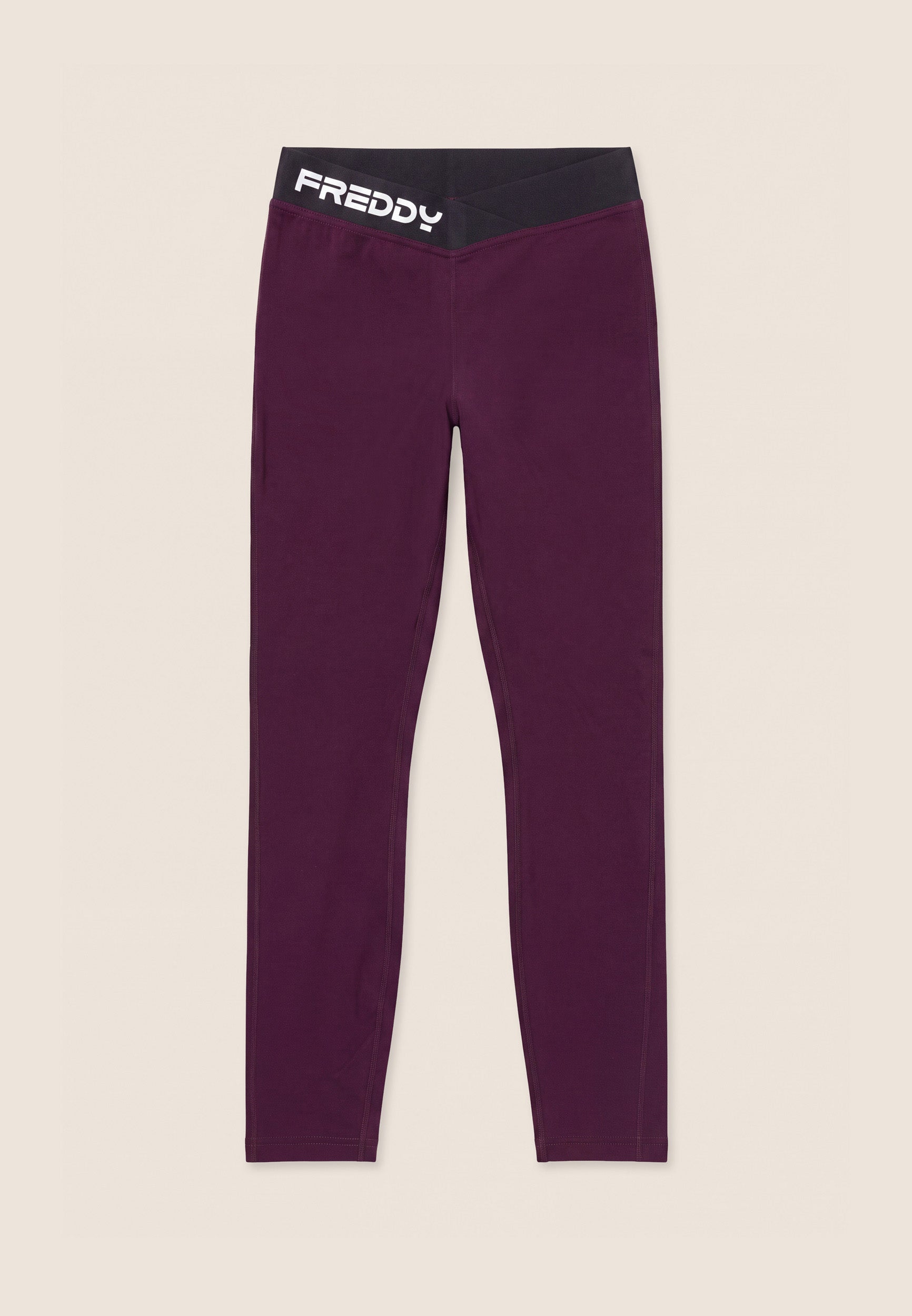 freddy-wr-up-leggings-7-8-vita-alta-con-elastico-jacquard-a-v image 1