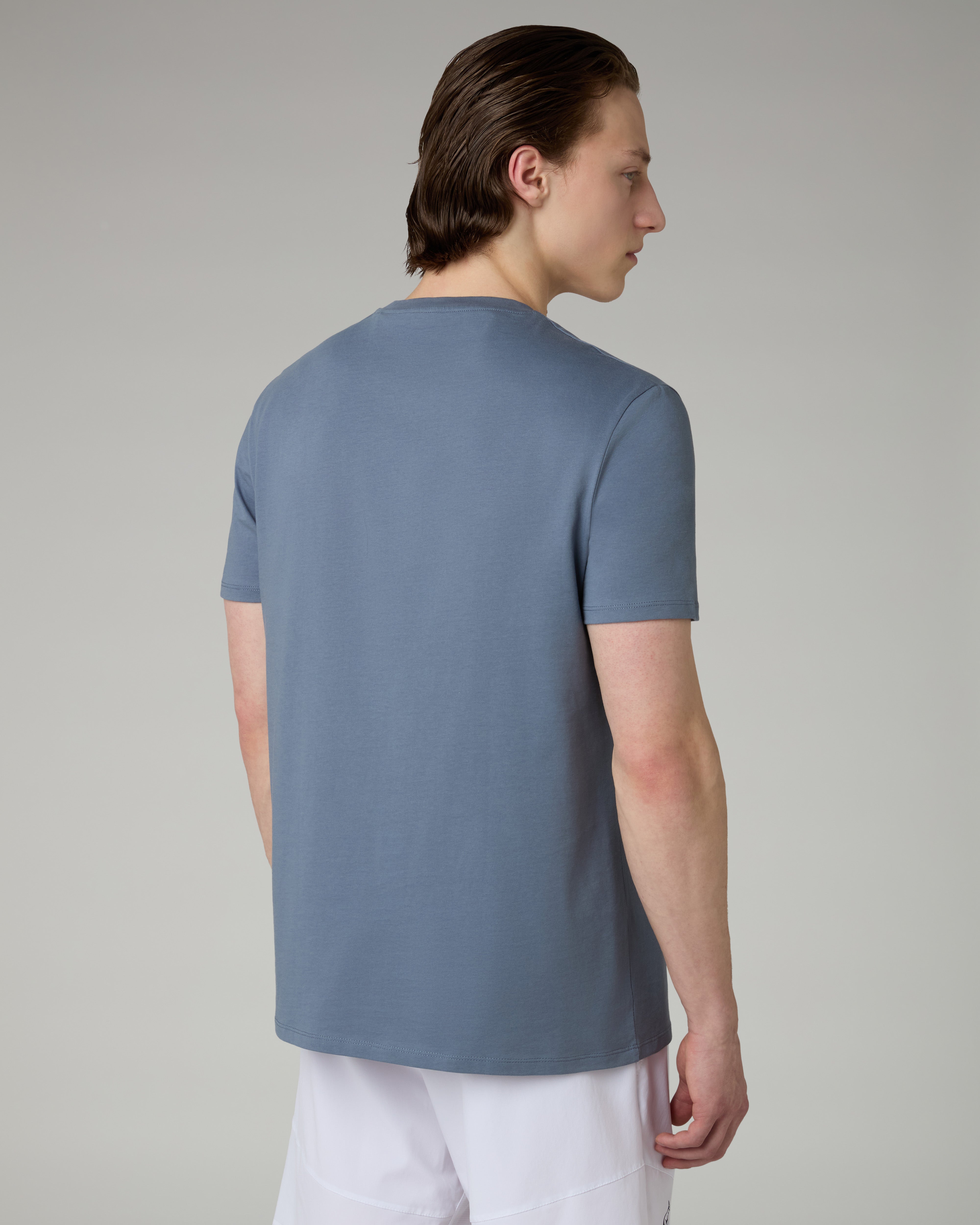 australian-kangaroo-field-t-shirt-maglietta-cotone-grigio-flint-stone image 3