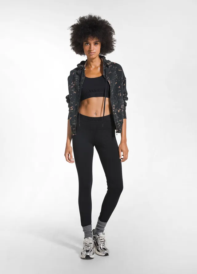 deha-d52005-leggings-jersey-stretch-con-logo-nero image 1