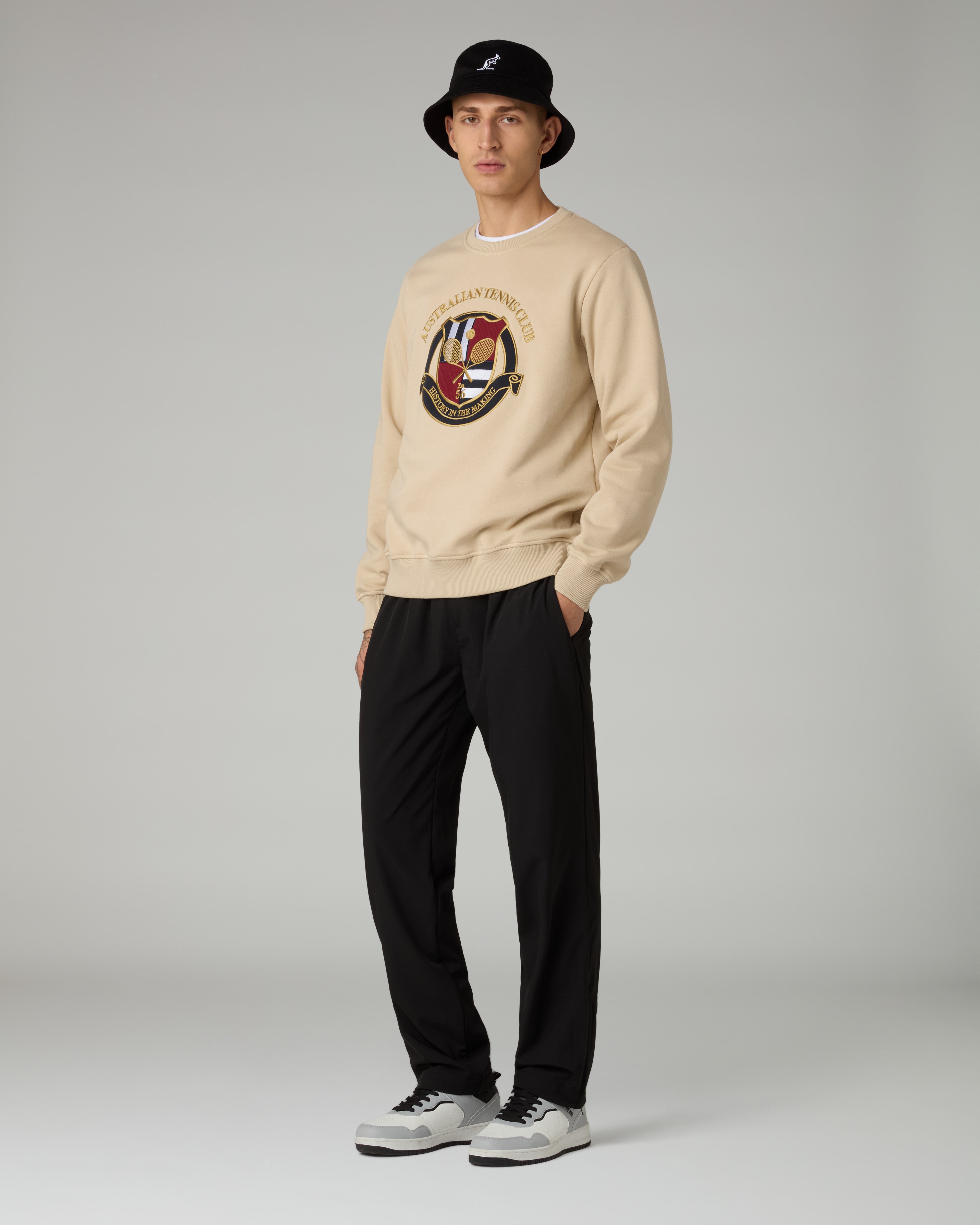 australian-classy-track-pant-nero-pantalone-slam-bi-elastico image 2