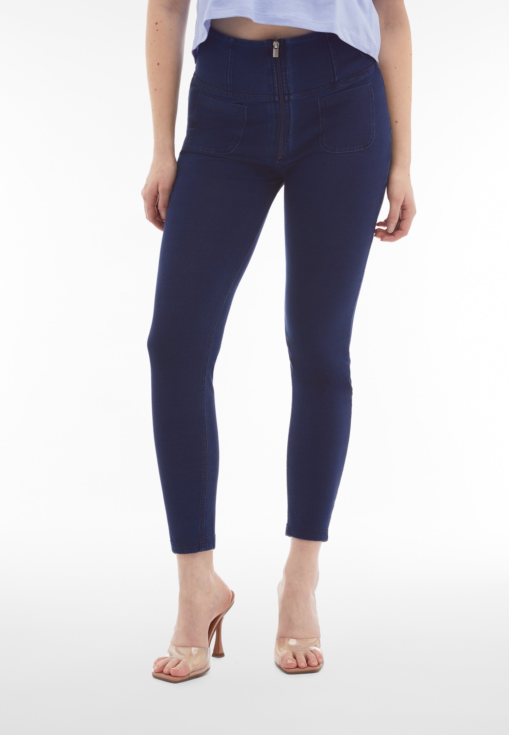 freddy-jeggings-wr-up-vita-super-alta-7-8-superskinny-denim-organico image 1