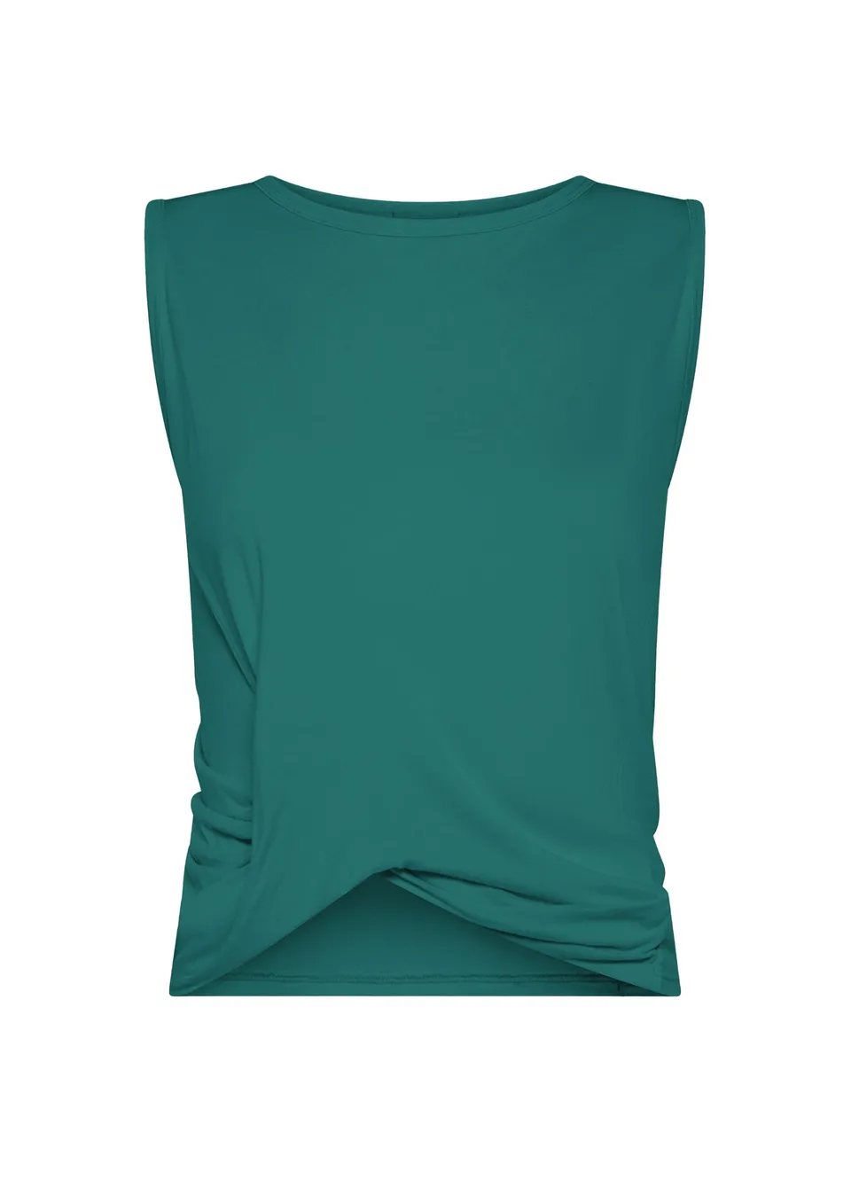 deha-d42042-canotta-yoga-con-nodo-frontale-verde image 1