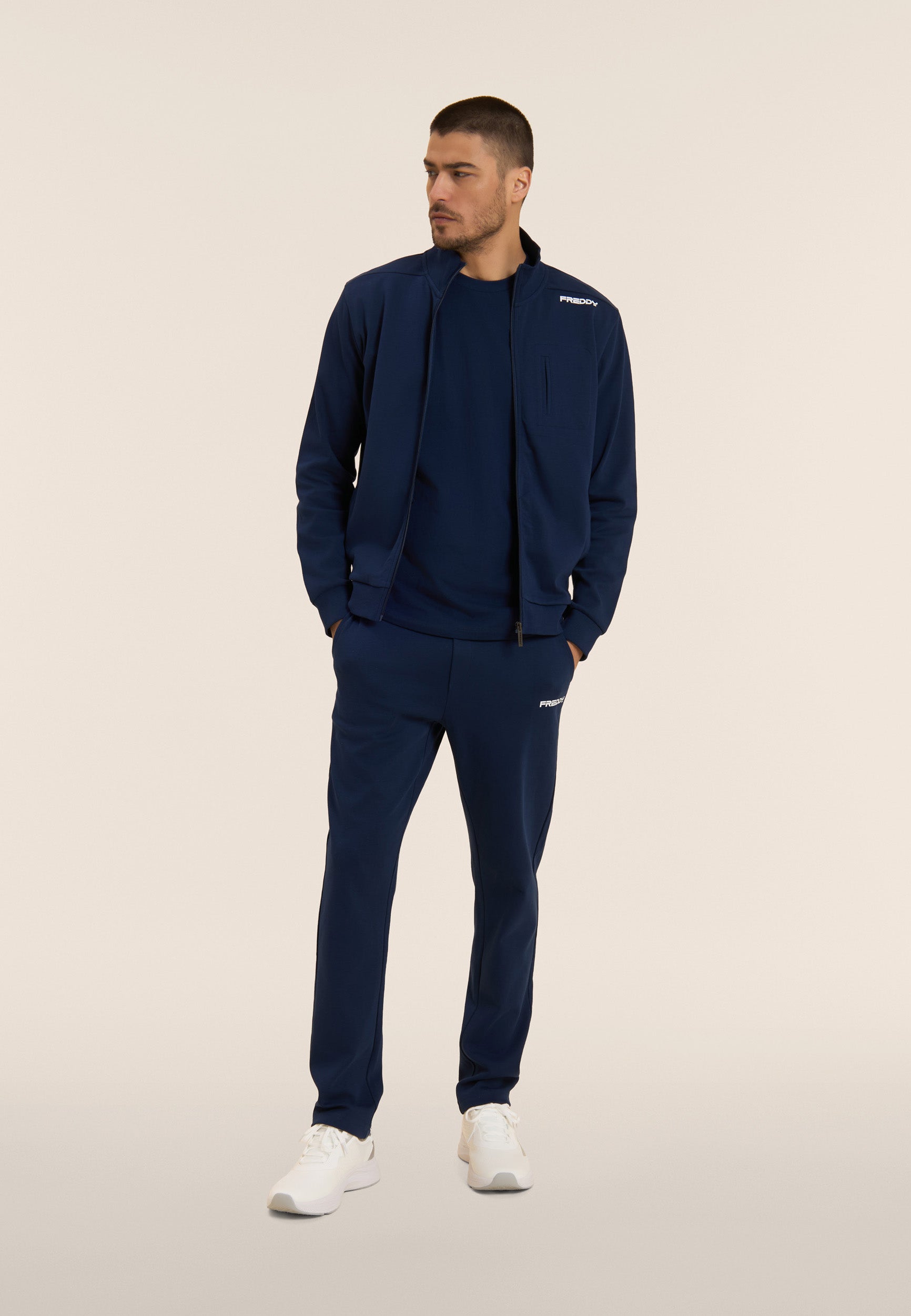 freddy-felpa-full-zip-con-taschino-e-collo-alto image 2