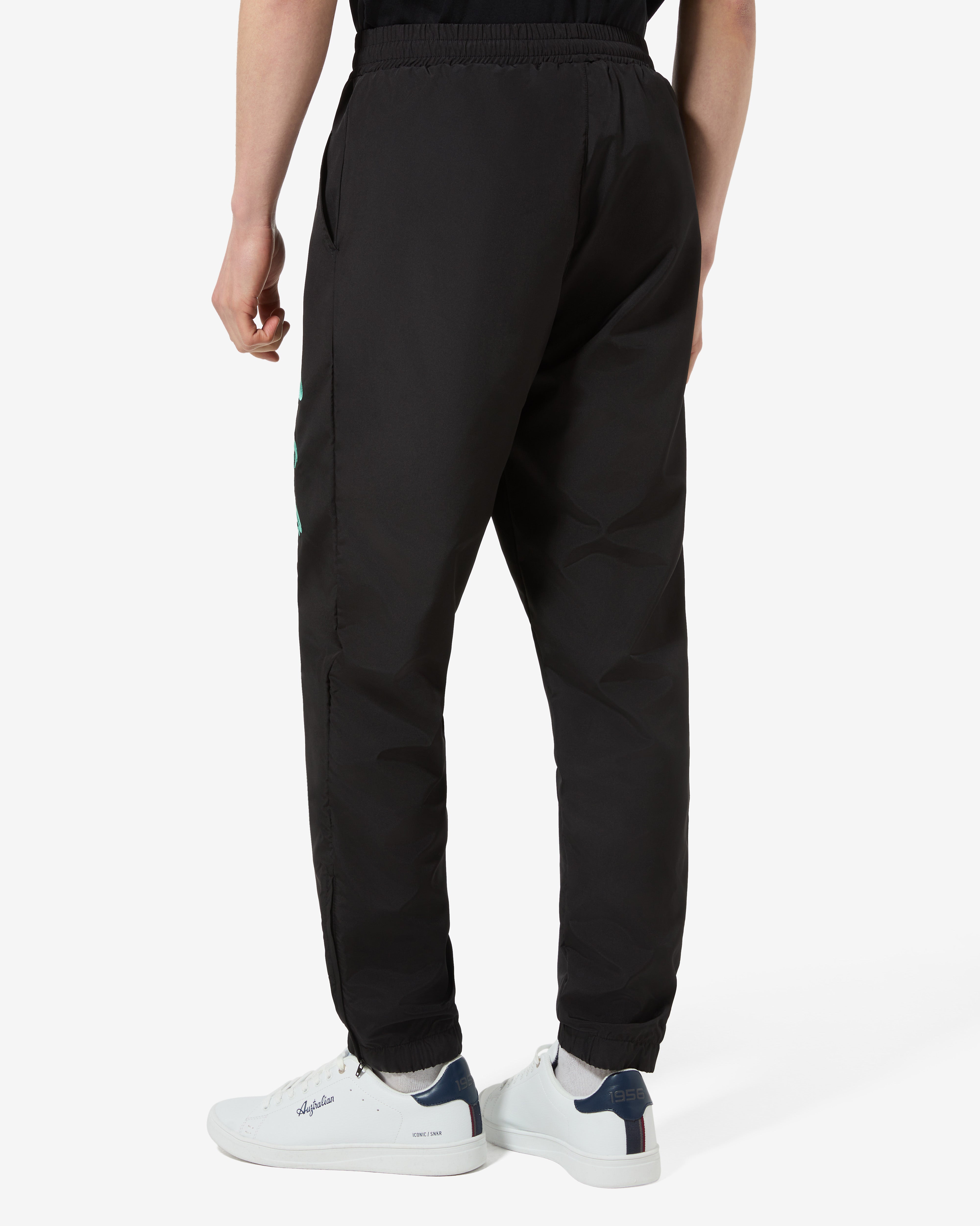 australian-logo-smash-track-pant-pantalone-foderato-nero image 3