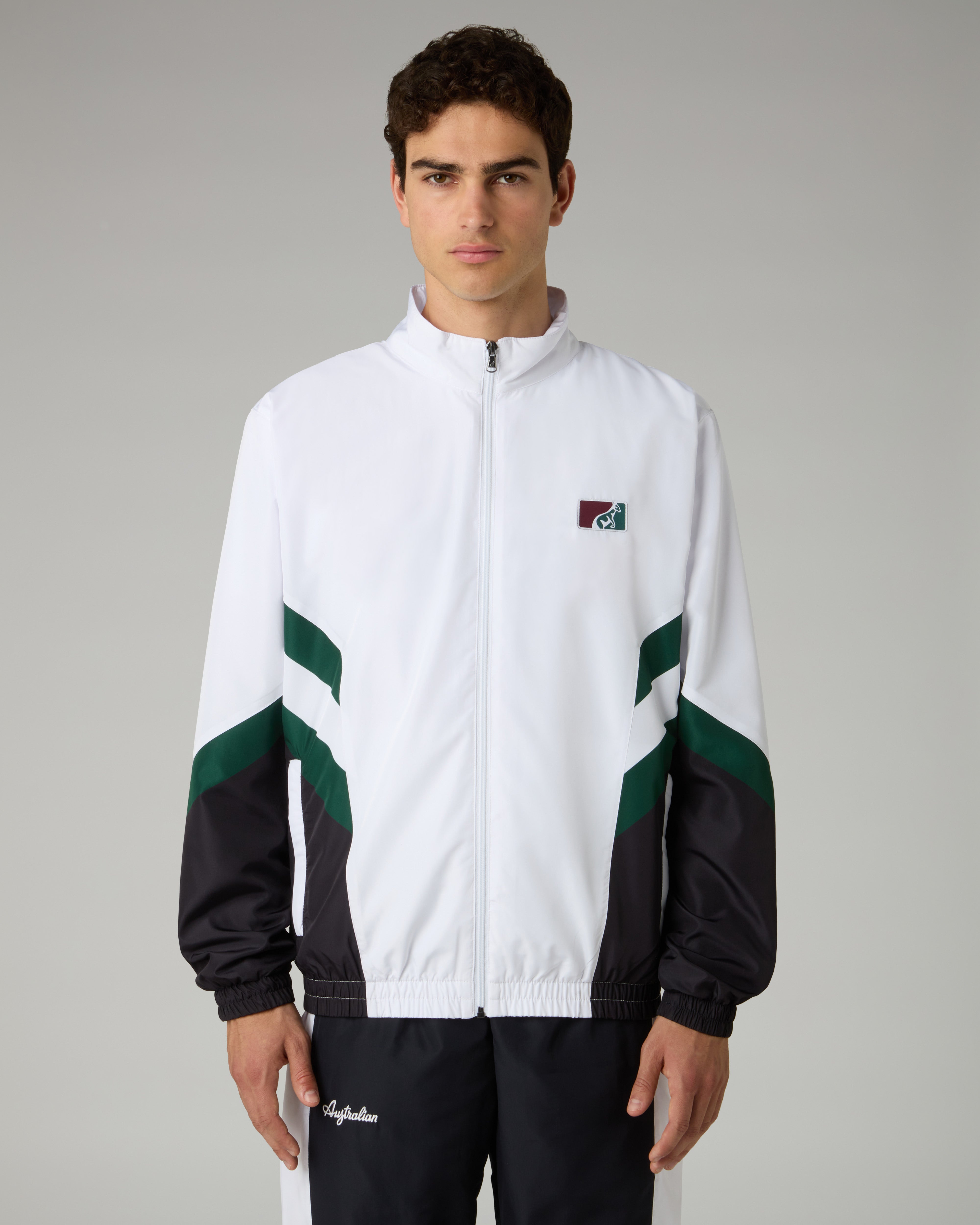 australian-classic-tracksuit-bianco-tuta-smash-foderata-giacca-pantalone image 3