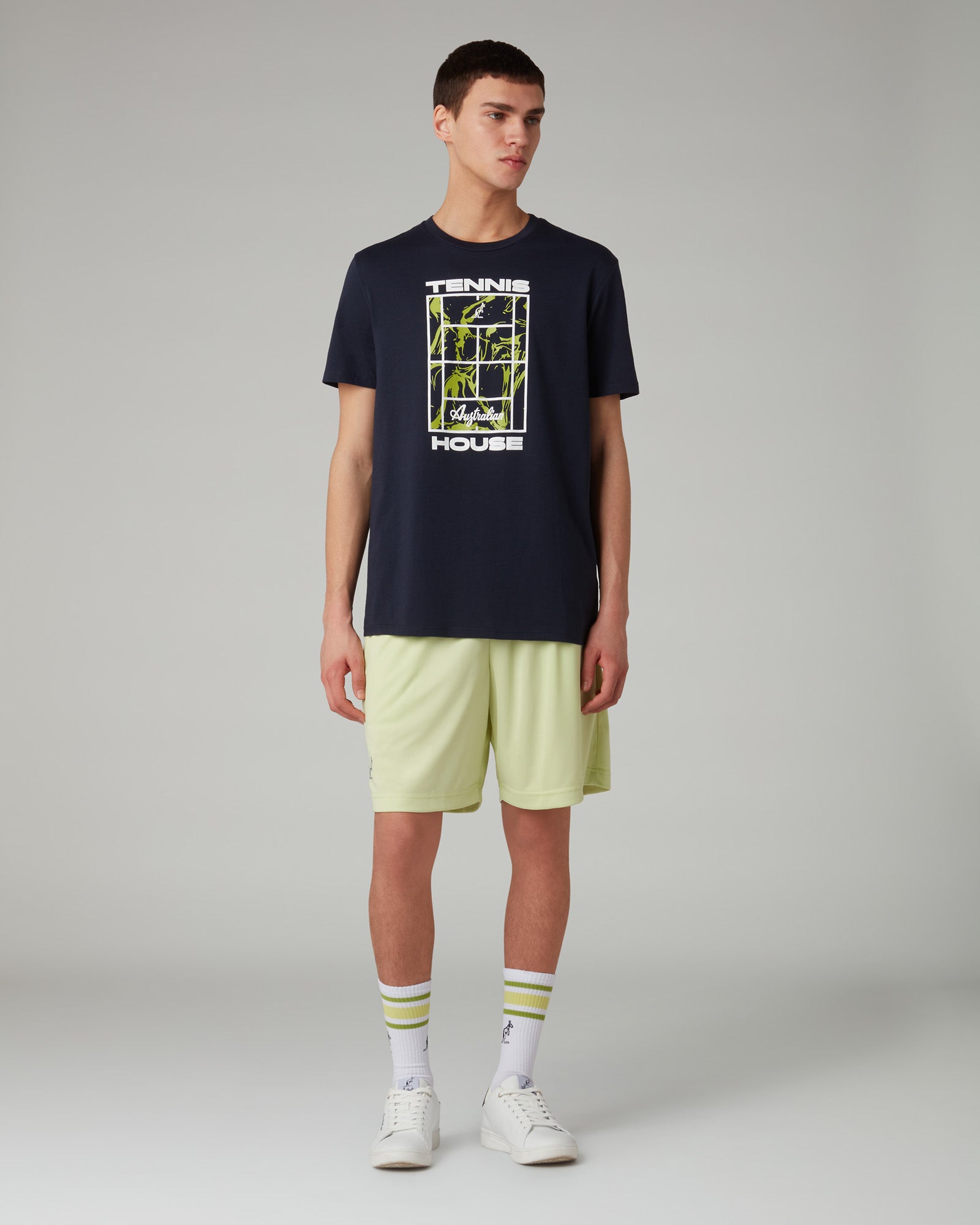 australian-ripple-court-t-shirt-t-shirt-tennis-uomo-blu-navy image 2