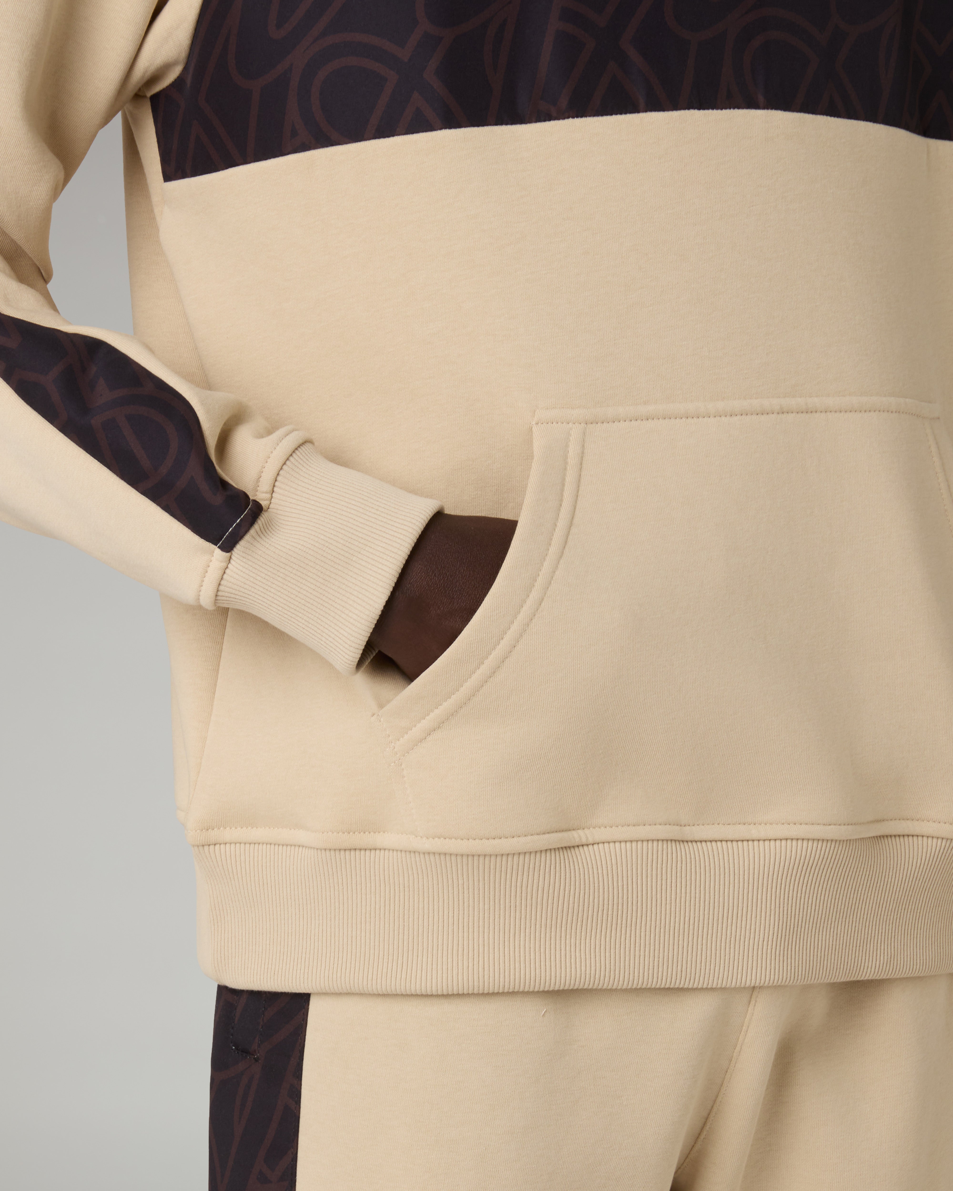 australian-iconissima-hoodie-felpa-cappuccio-sabbia-made-in-italy image 6