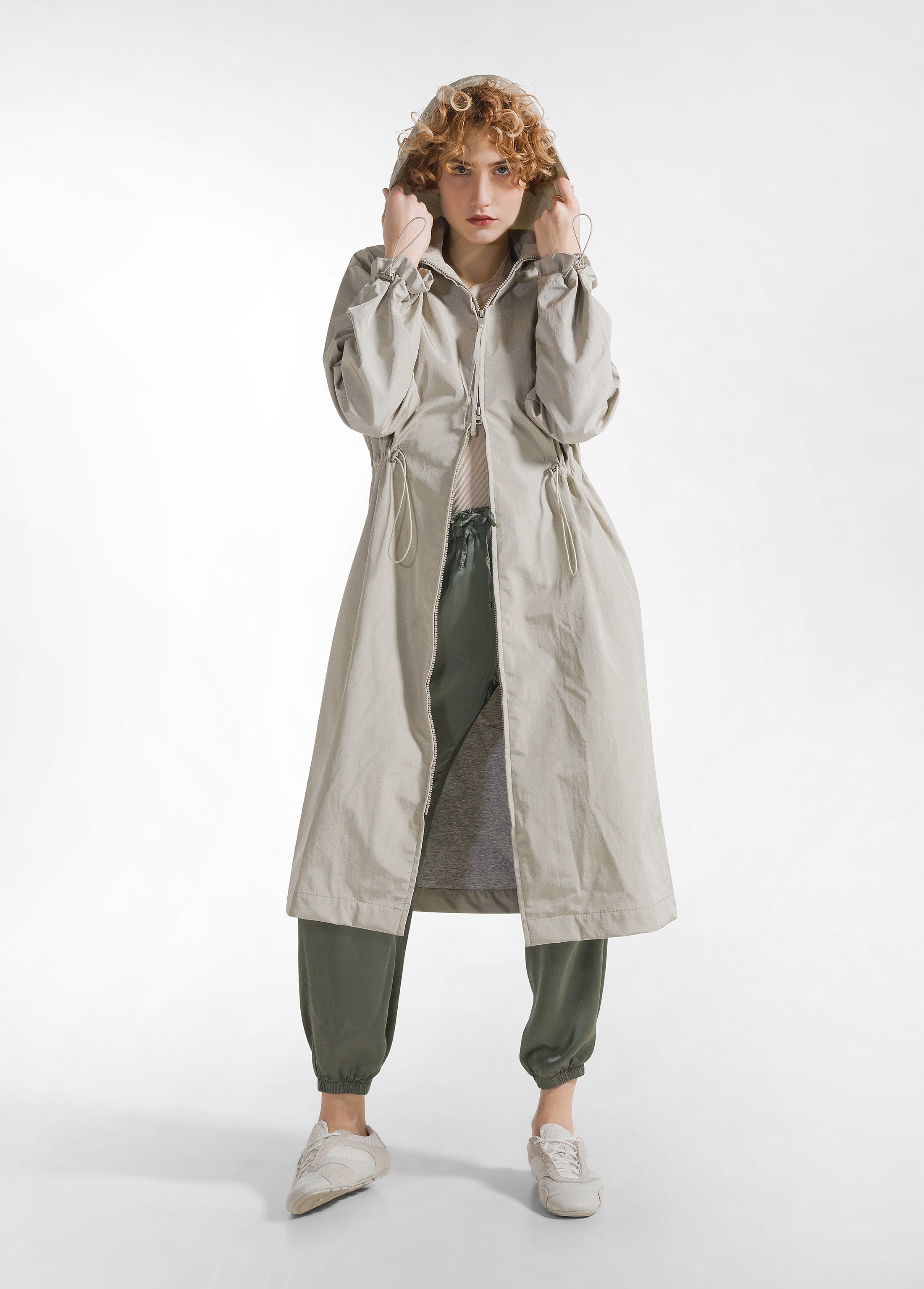 deha-d22064-parka-nylon-accoppiato-beige image 2