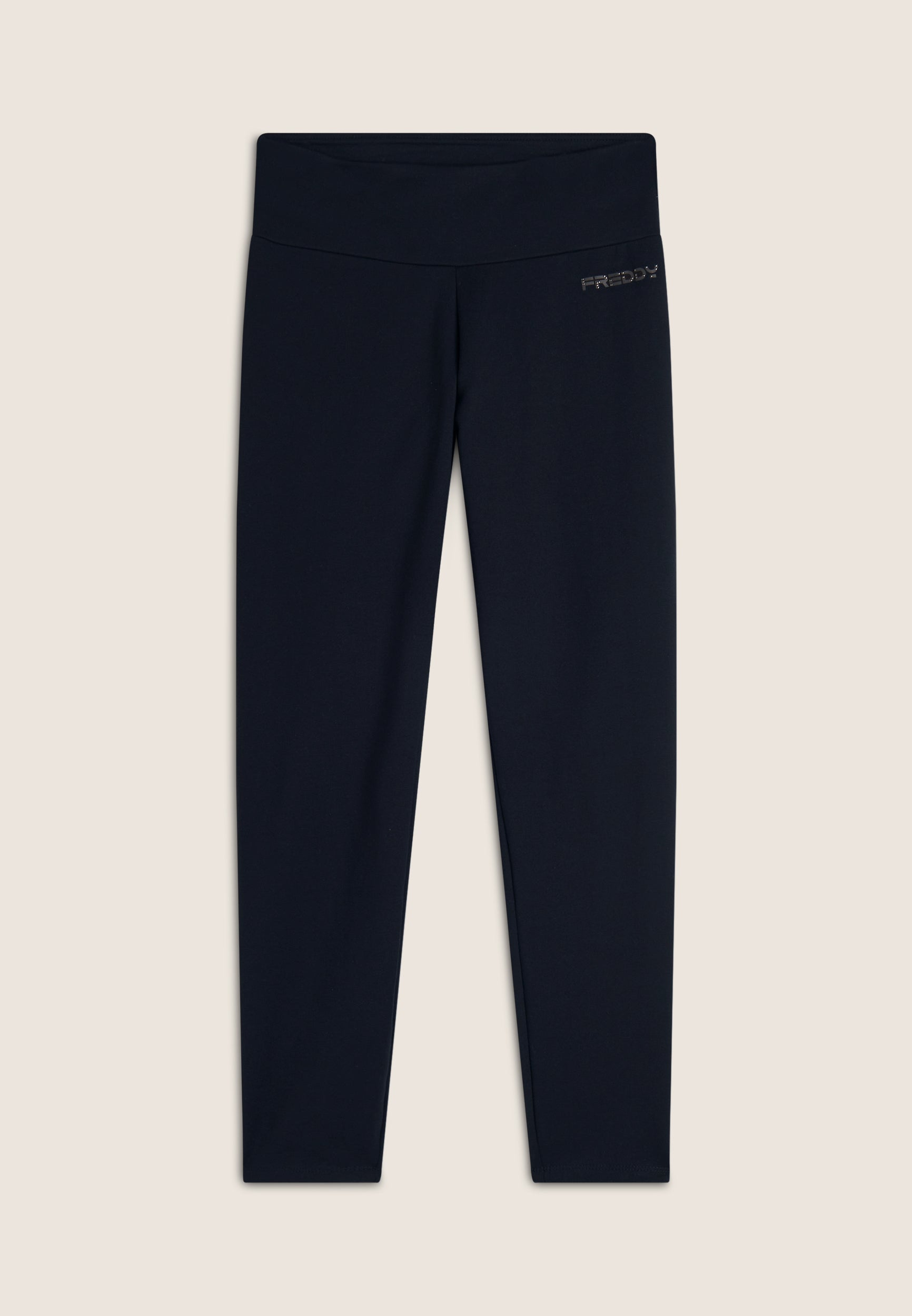 freddy-wr-up-leggings-in-felpa-garzata-con-logo-sul-fianco image 8