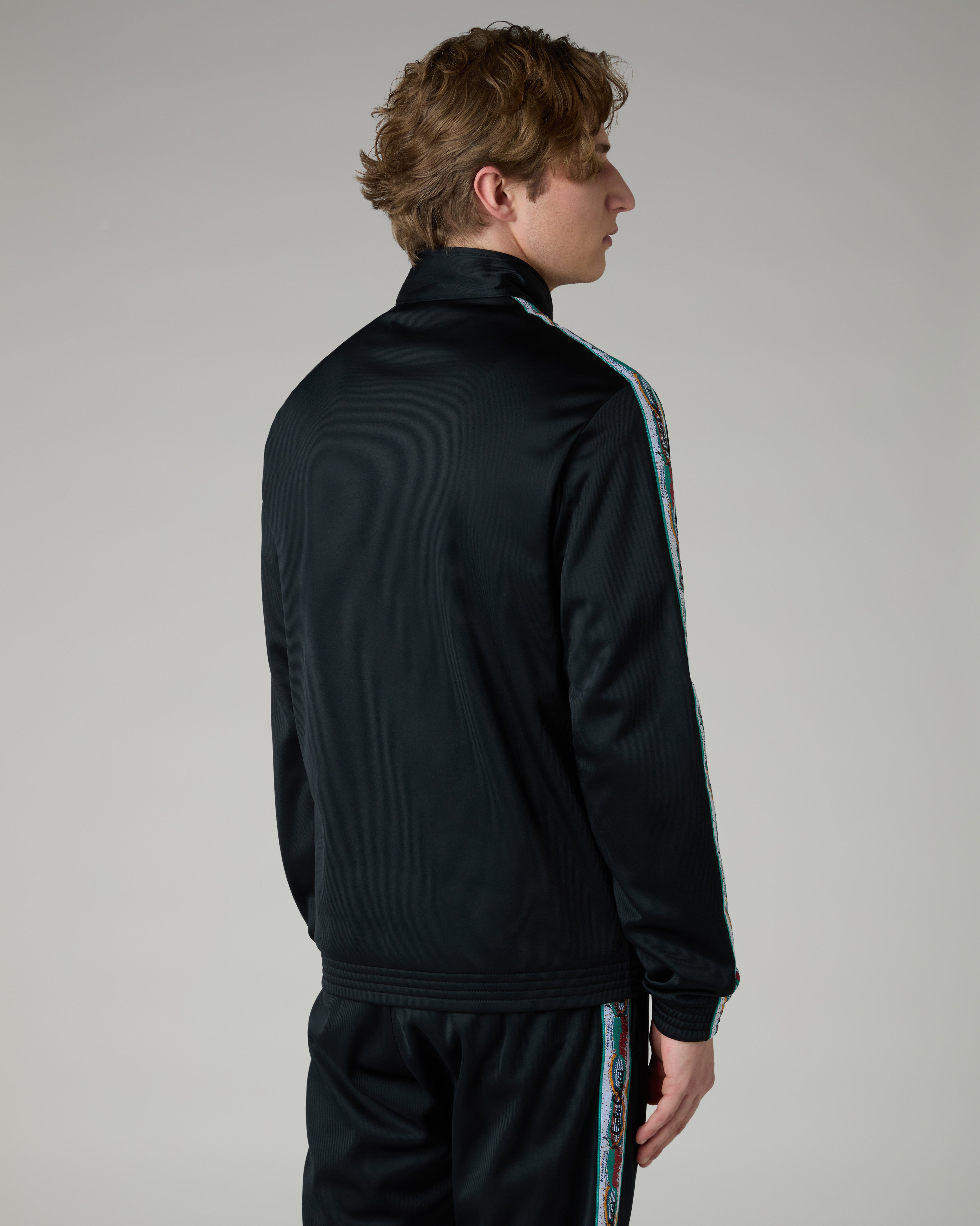 australian-color-tape-track-jacket-giacca-in-acetato-nero image 3