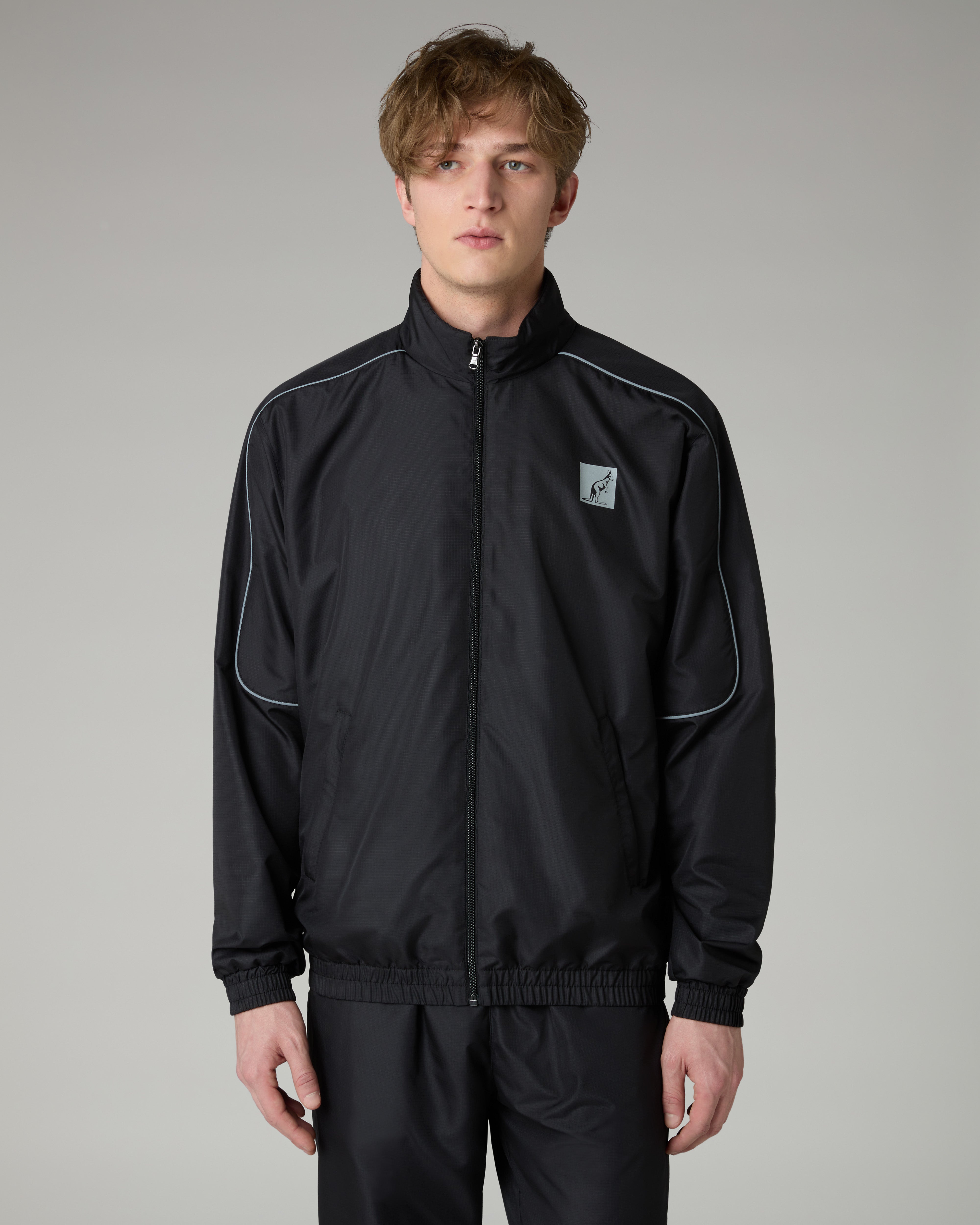 australian-nocturna-brice-tracksuit-tuta-nero-con-piping-rifrangente image 3