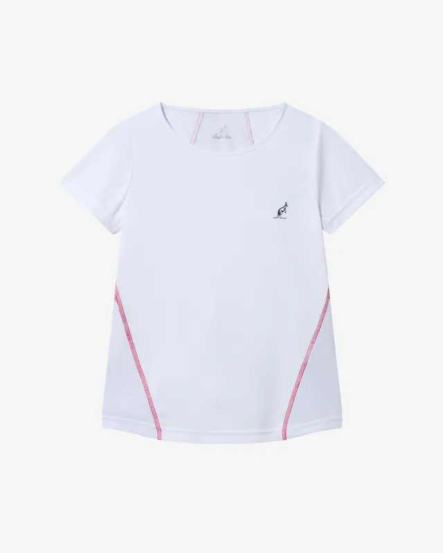 australian-crew-t-shirt-bianca-ace-traspirante-maglia-tennis image 1