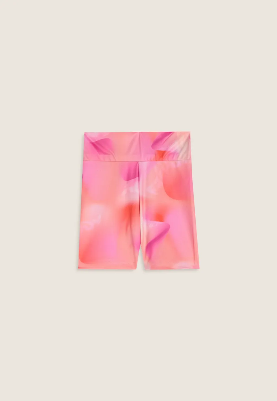 freddy-leggings-biker-bambina-fantasia-rosa-arancio image 1