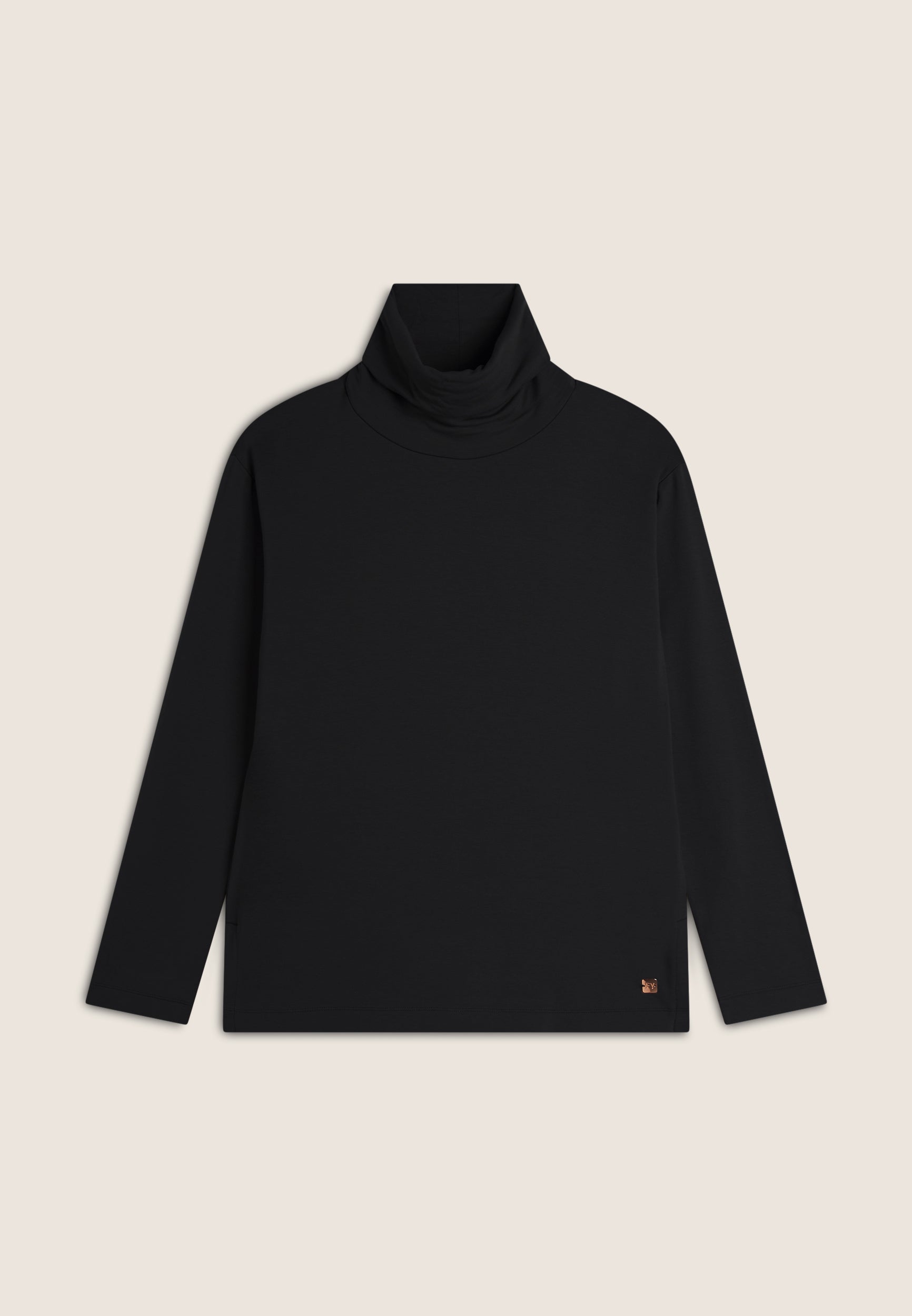 felpa-donna-freddy-regular-fit-in-viscosa-con-collo-a-tubo image 8