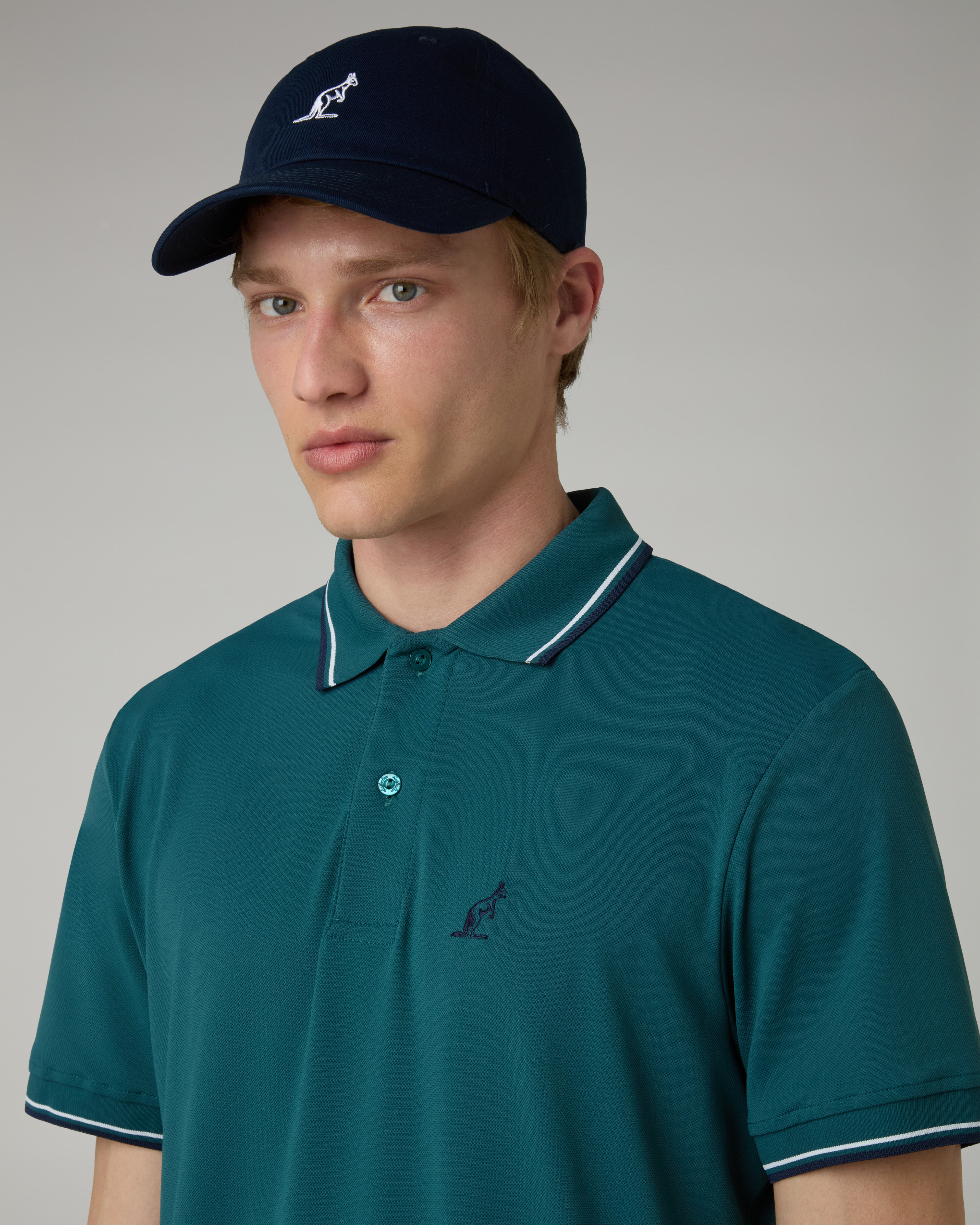 australian-2-stripes-polo-tecnica-in-poliammide-bi-elastica image 4