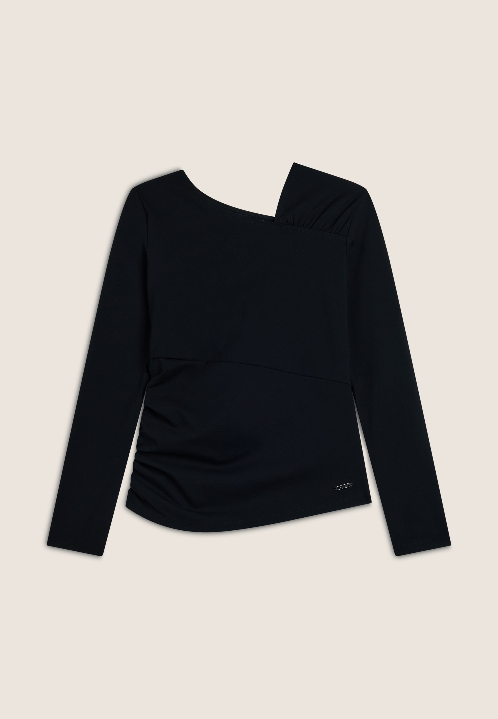 freddy-maglia-donna-manica-lunga-jersey-asimmetrica image 1