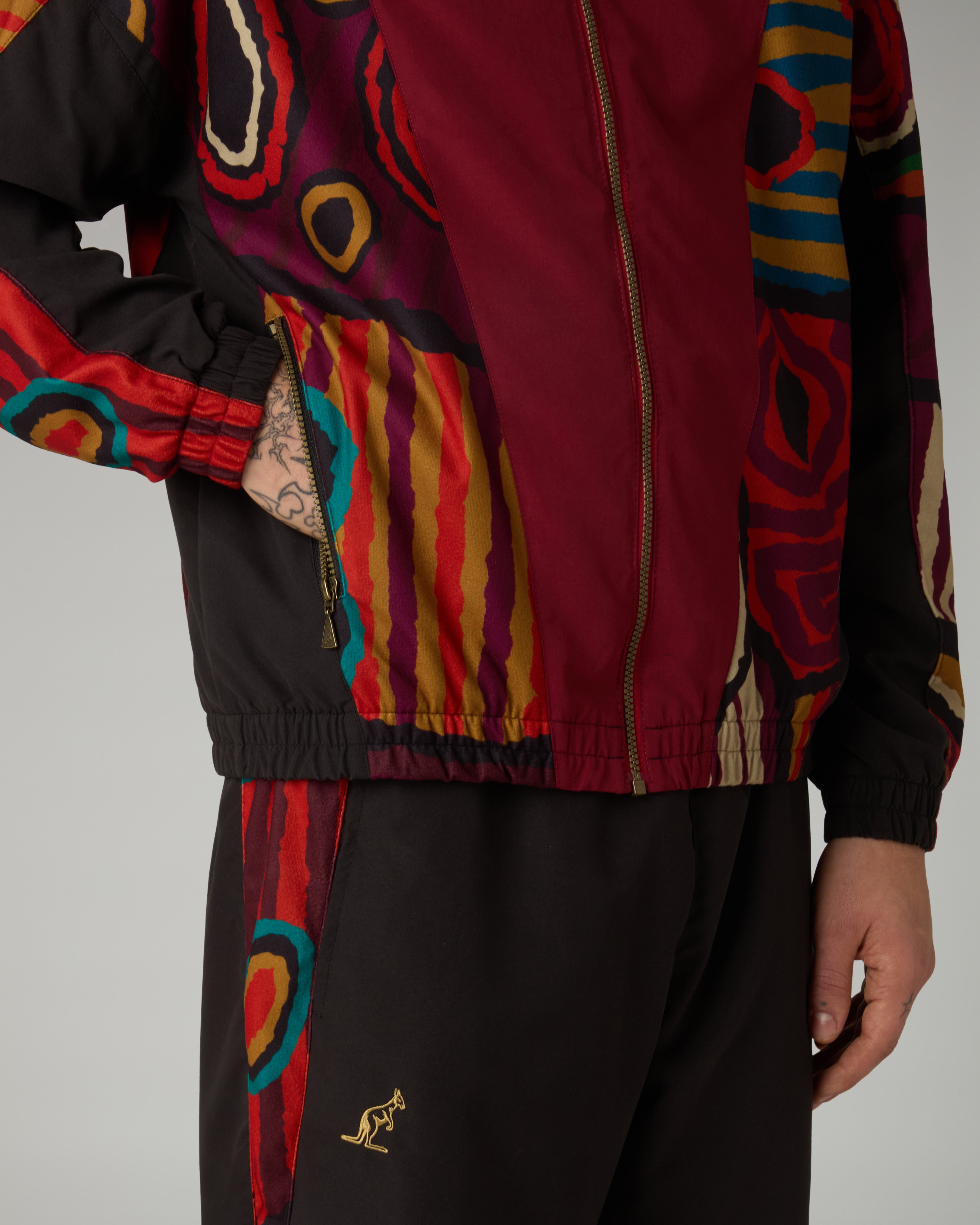 australian-jagera-track-jacket-giacca-bordeaux-sabrinda-all-over image 5