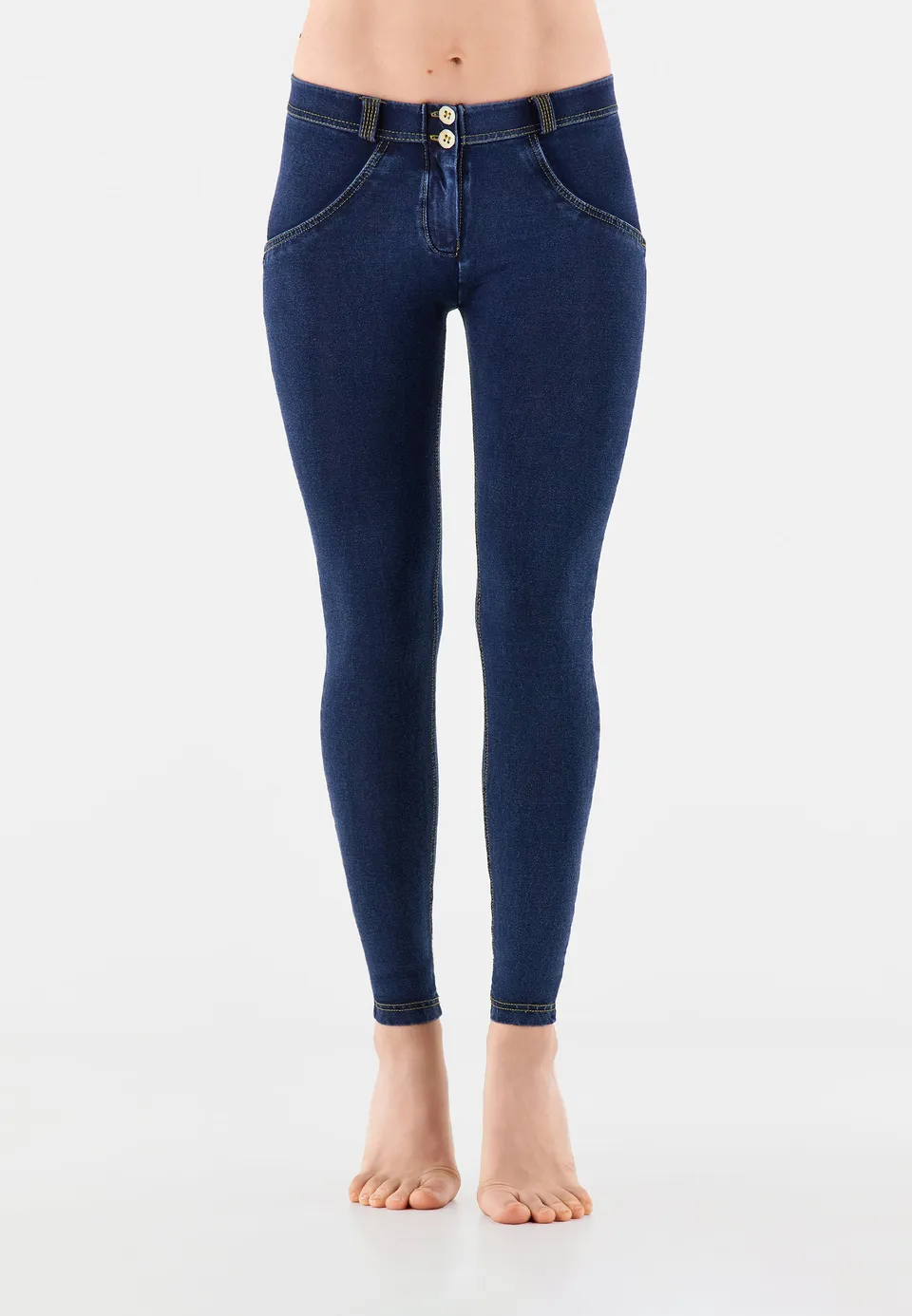 freddy-wr-up-jeggings-donna-push-up-superskinny-in-jersey-denim-organico image 1