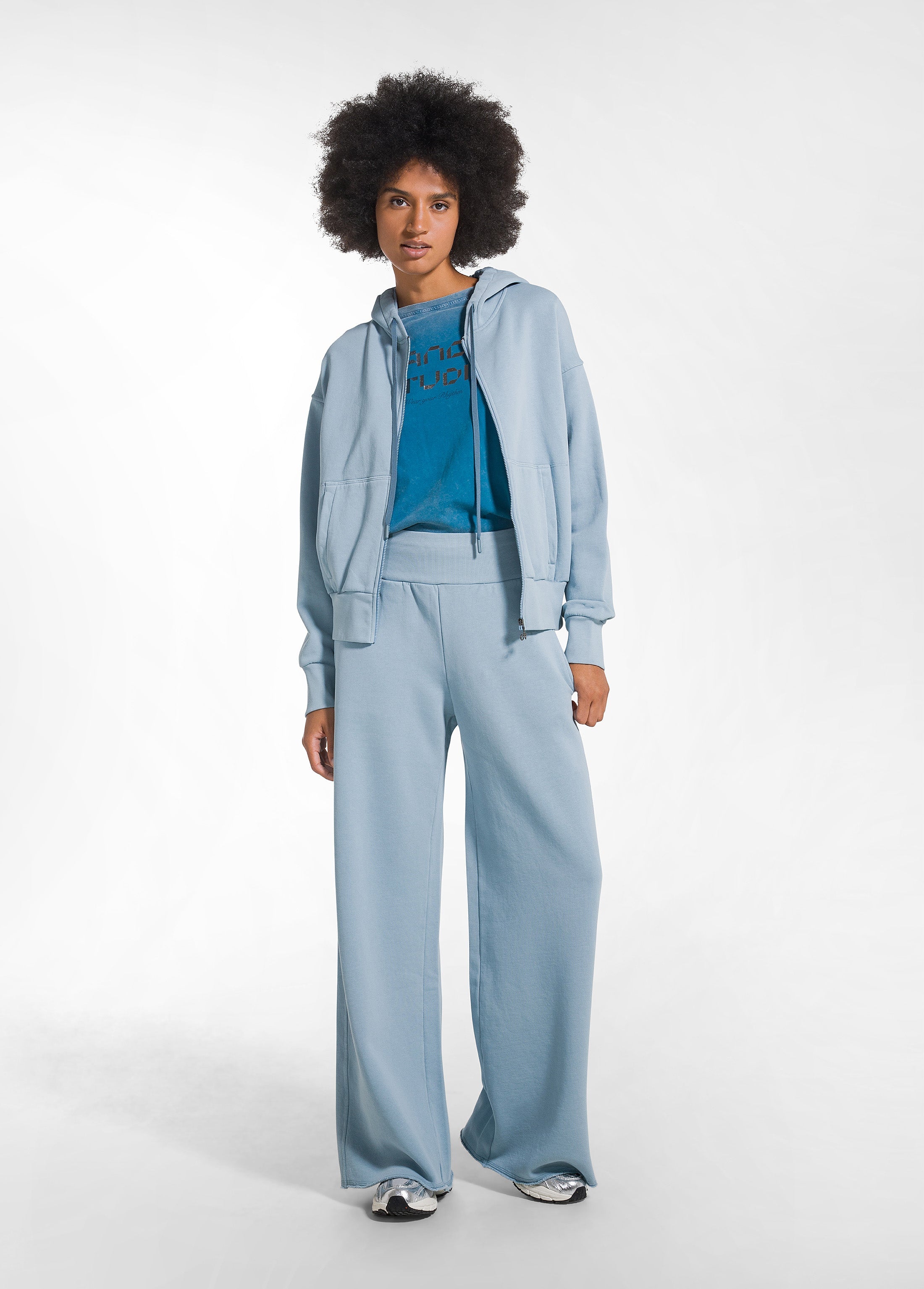 deha-d52100-t-shirt-donna-effetto-marmorizzato-jersey-cotone-organico image 4