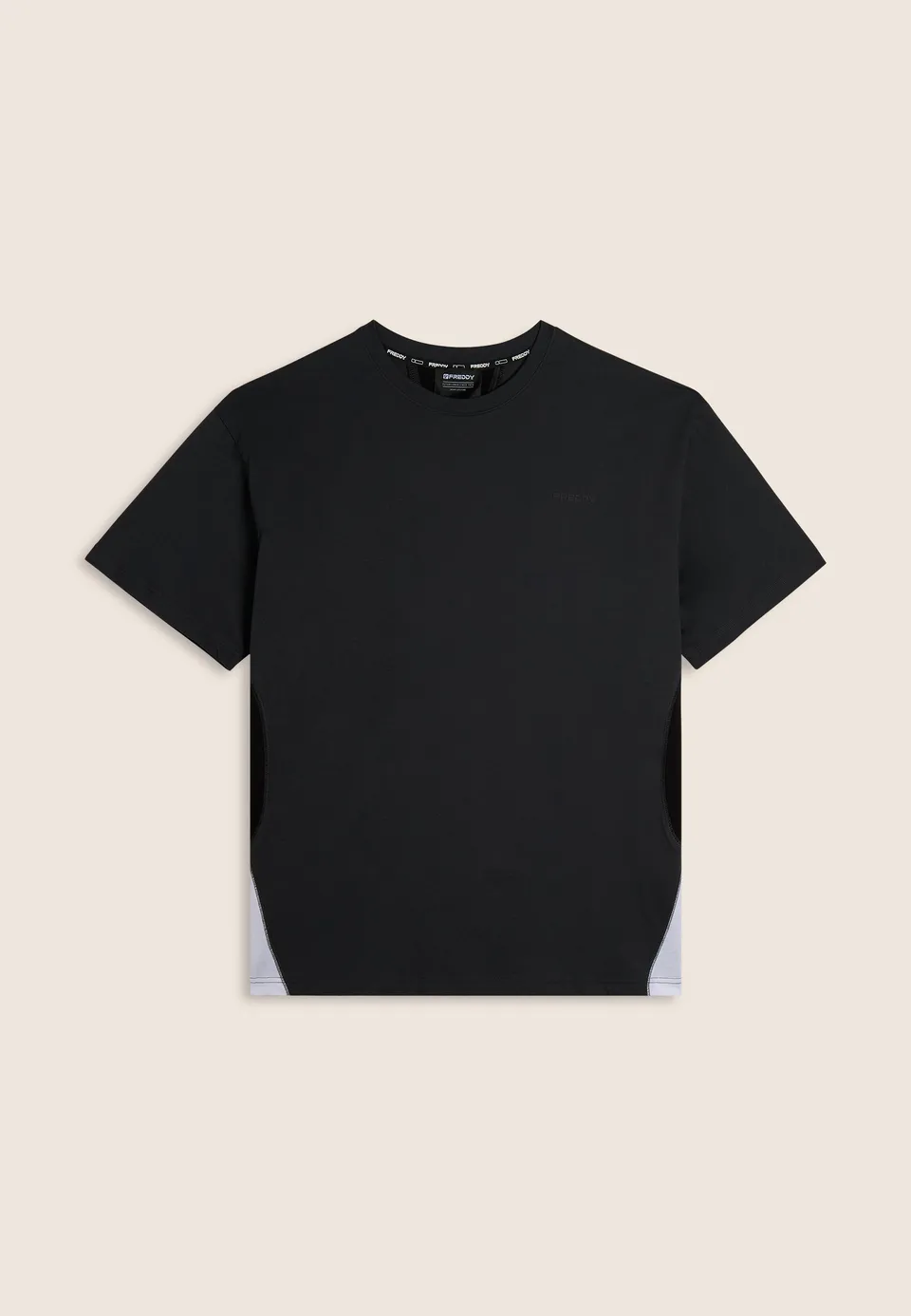 freddy-t-shirt-regular-fit-con-inserti-a-contrasto image 1