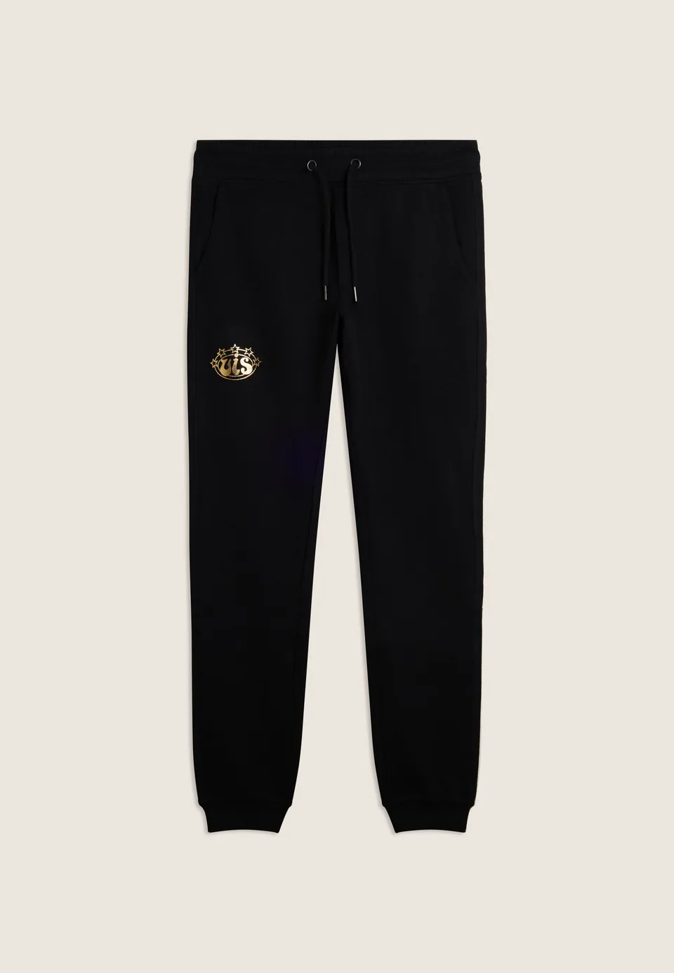 freddy-vis-pantaloni-sportivi-donna-regular-con-logo-dorato image 1