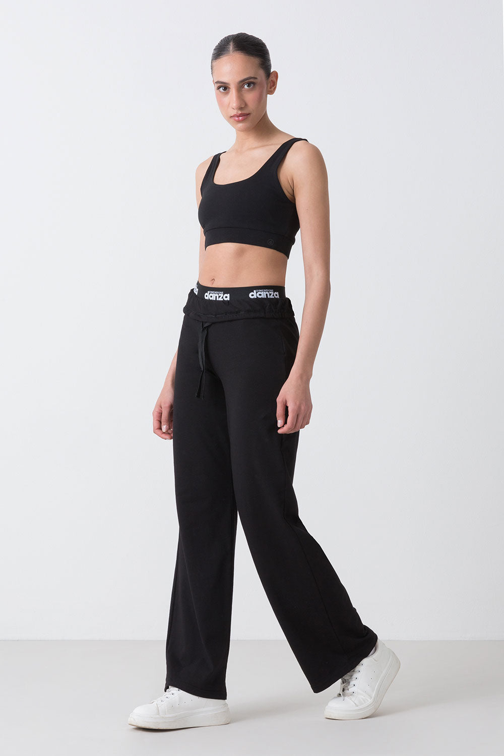 dimensione-danza-basic-pantalone-in-jersey-stretch-con-elastico-jacquard image 2