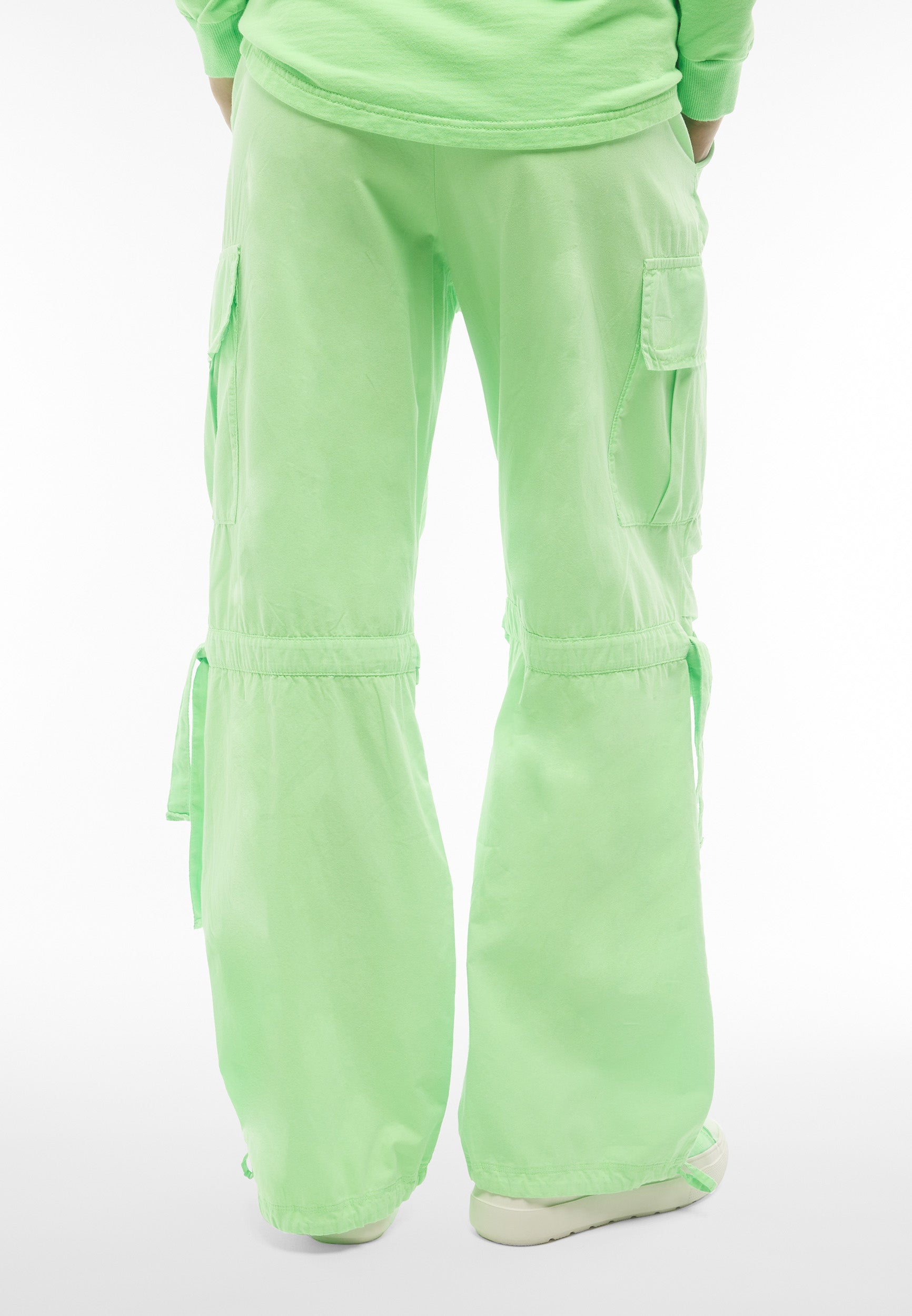 freddy-pantaloni-cargo-in-popeline-di-cotone-con-doppia-coulisse image 3