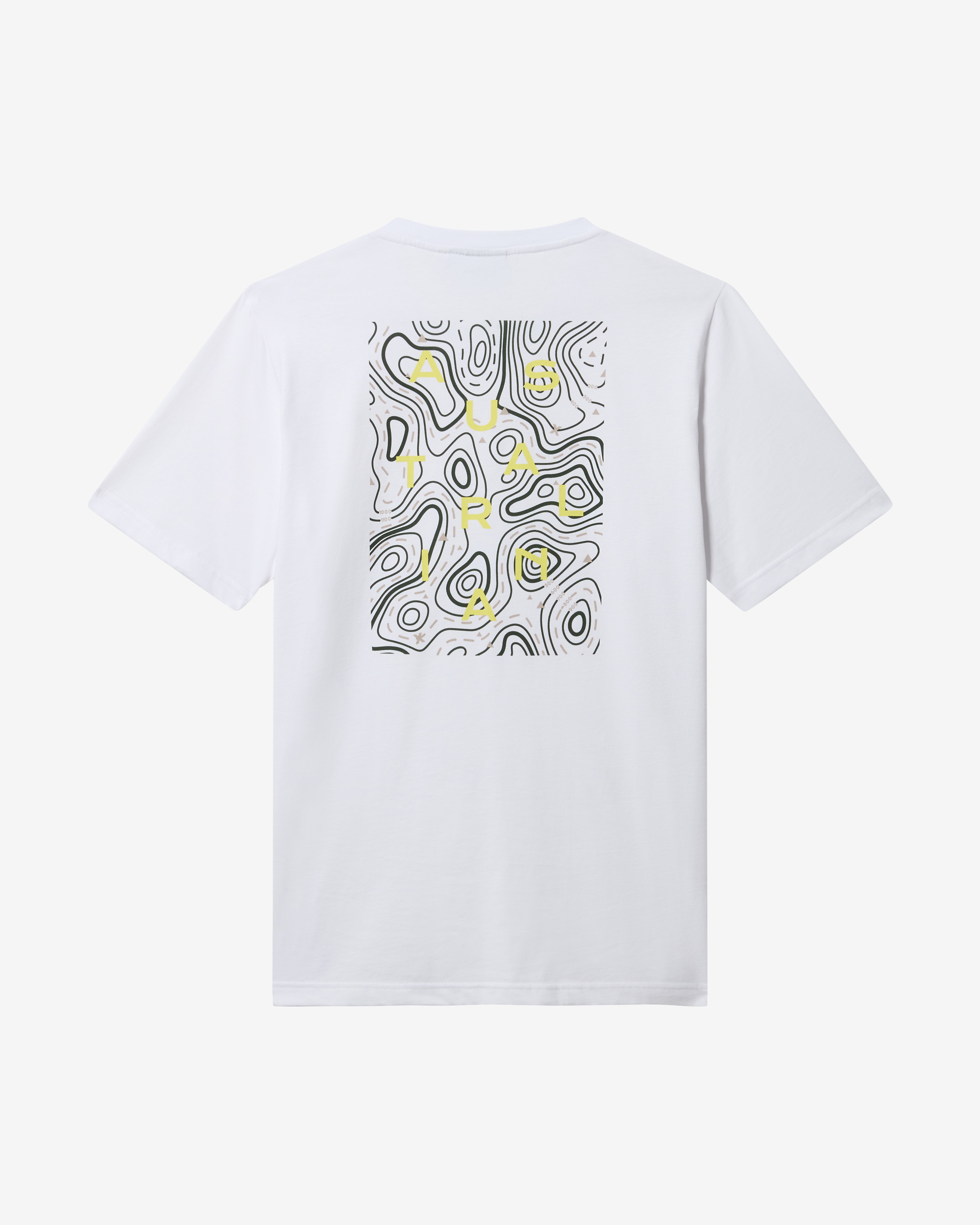 australian-topographic-t-shirt-maglia-cotone-bianca image 4