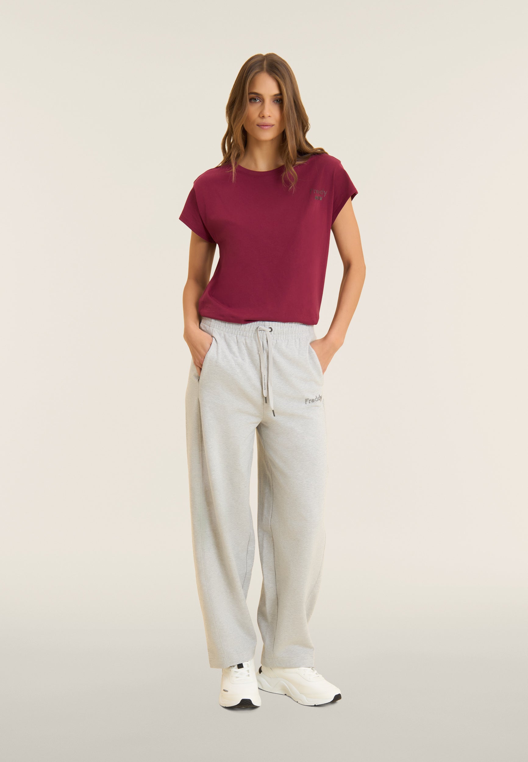 freddy-pantaloni-sportivi-m-lange-donna-balloon-fit image 2