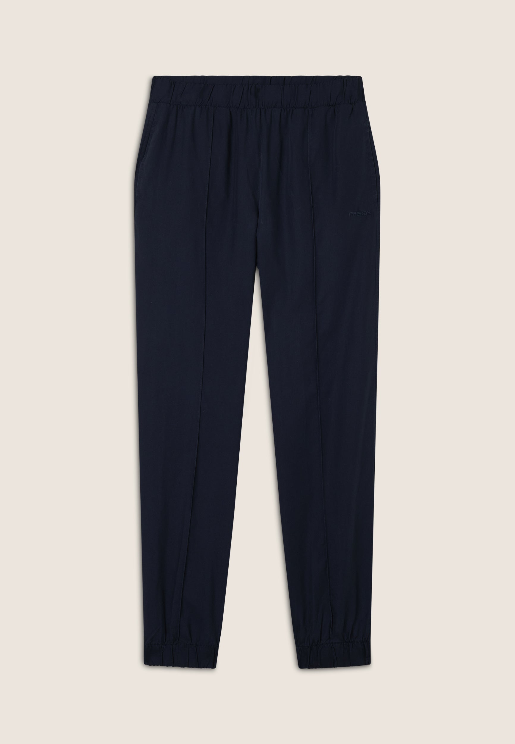 freddy-pantaloni-donna-twill-lyocell-impuntura-centrale-comfort image 8