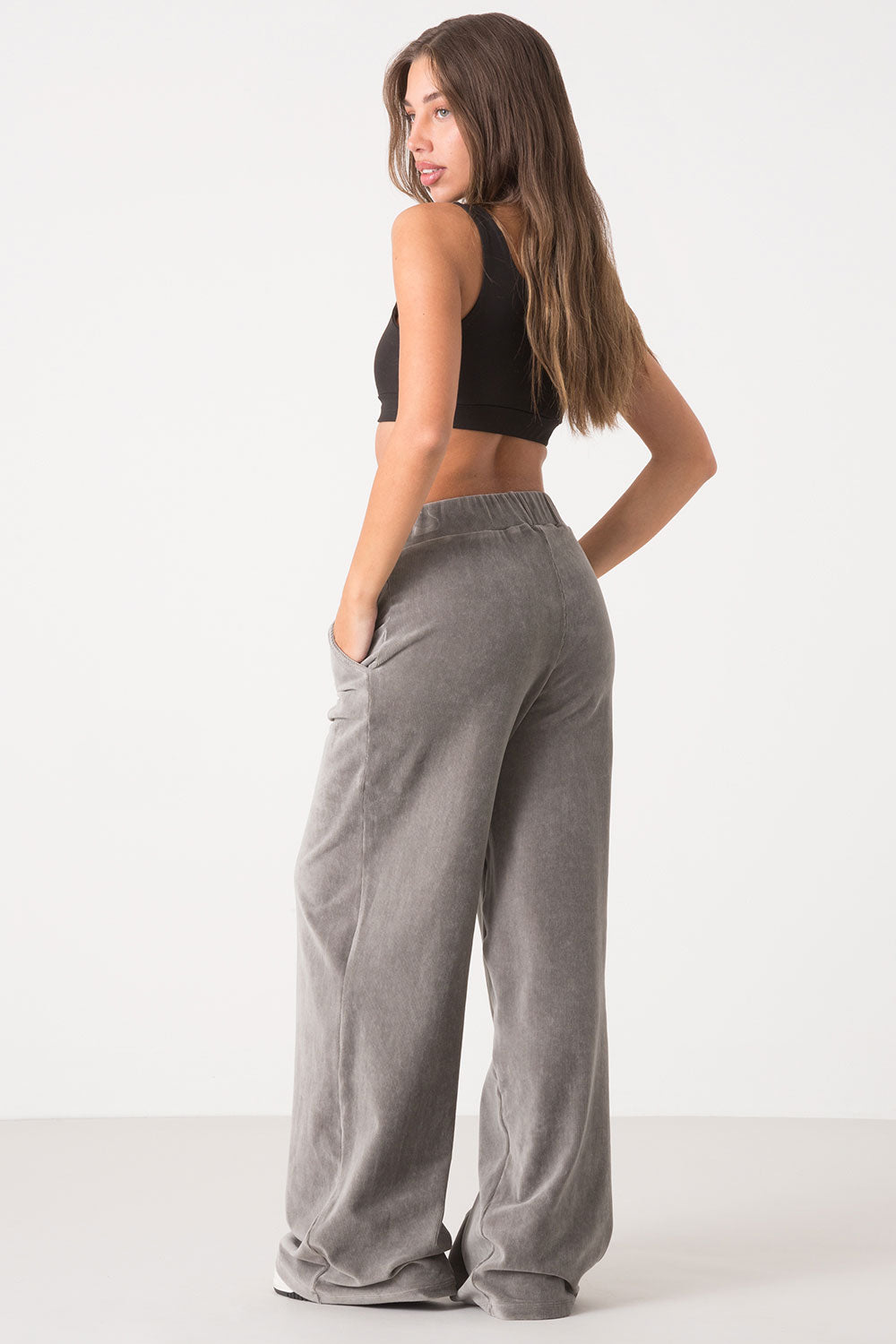 dimensione-danza-pantalone-ampio-in-velluto-leggero-a-coste-donna image 3