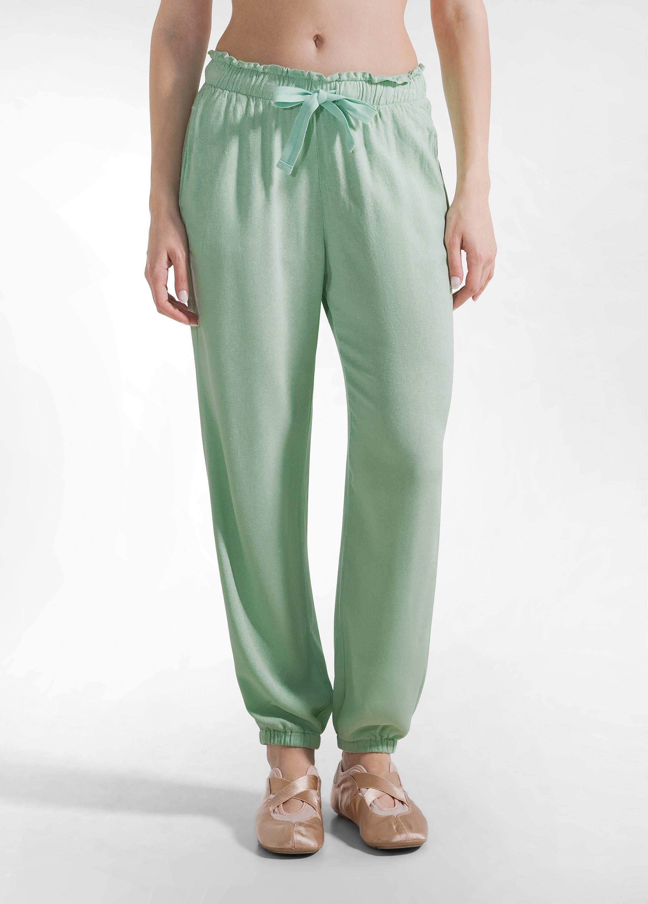 deha-pantalone-jogger-in-viscosa-cr-pe-verde image 2