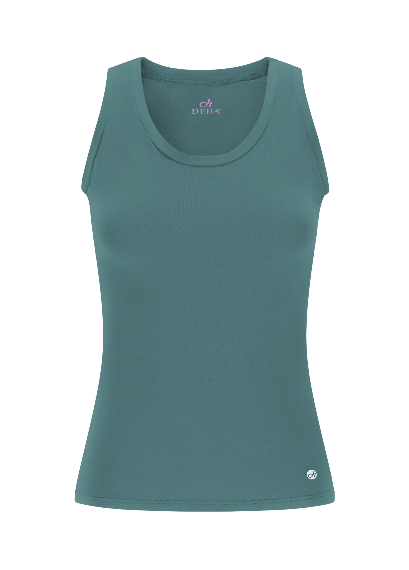 deha-top-vogatore-in-jersey-stretch-blu image 1