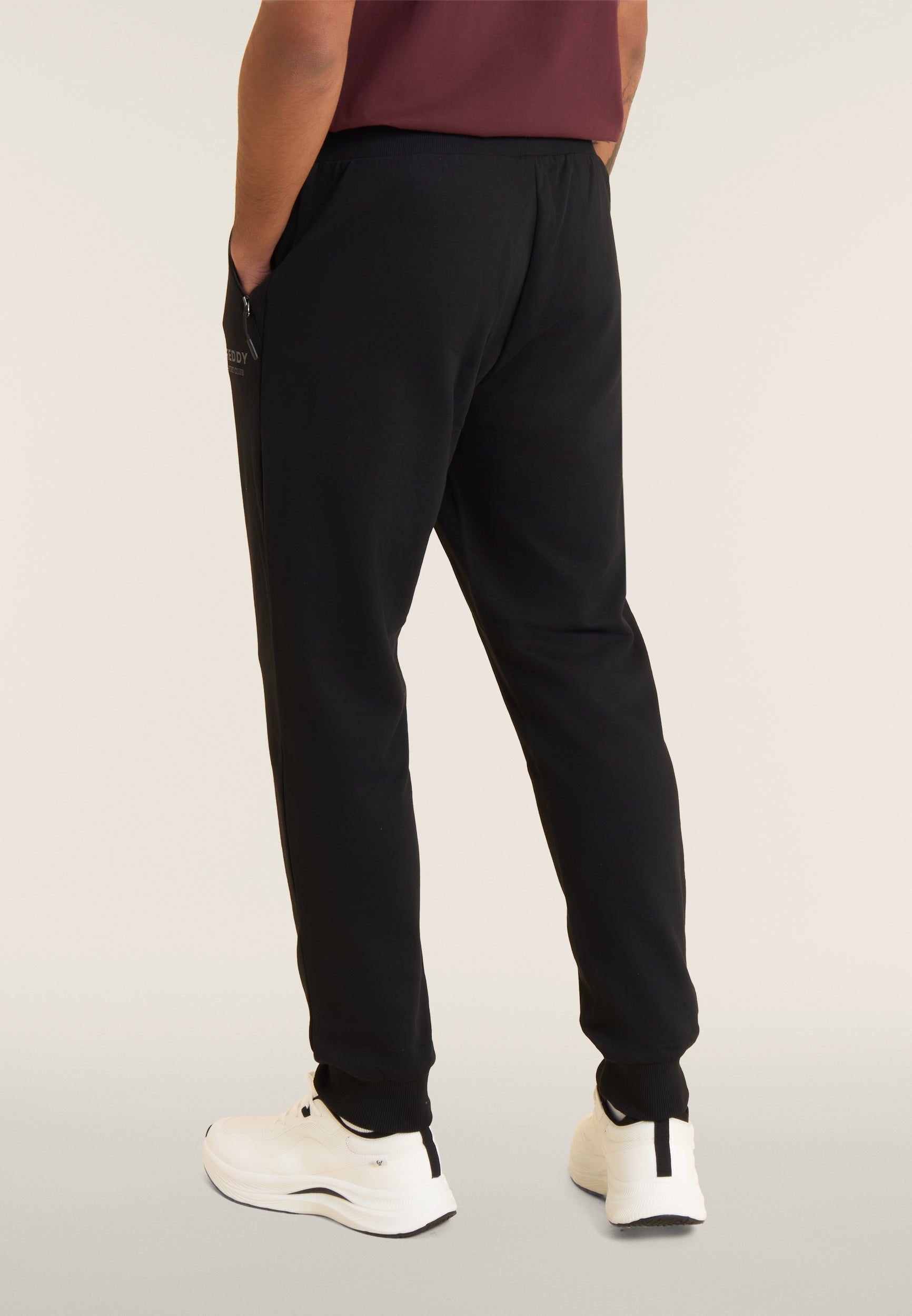 freddy-pantaloni-uomo-felpa-con-polsino-e-zip-tasche-100-cotone image 3