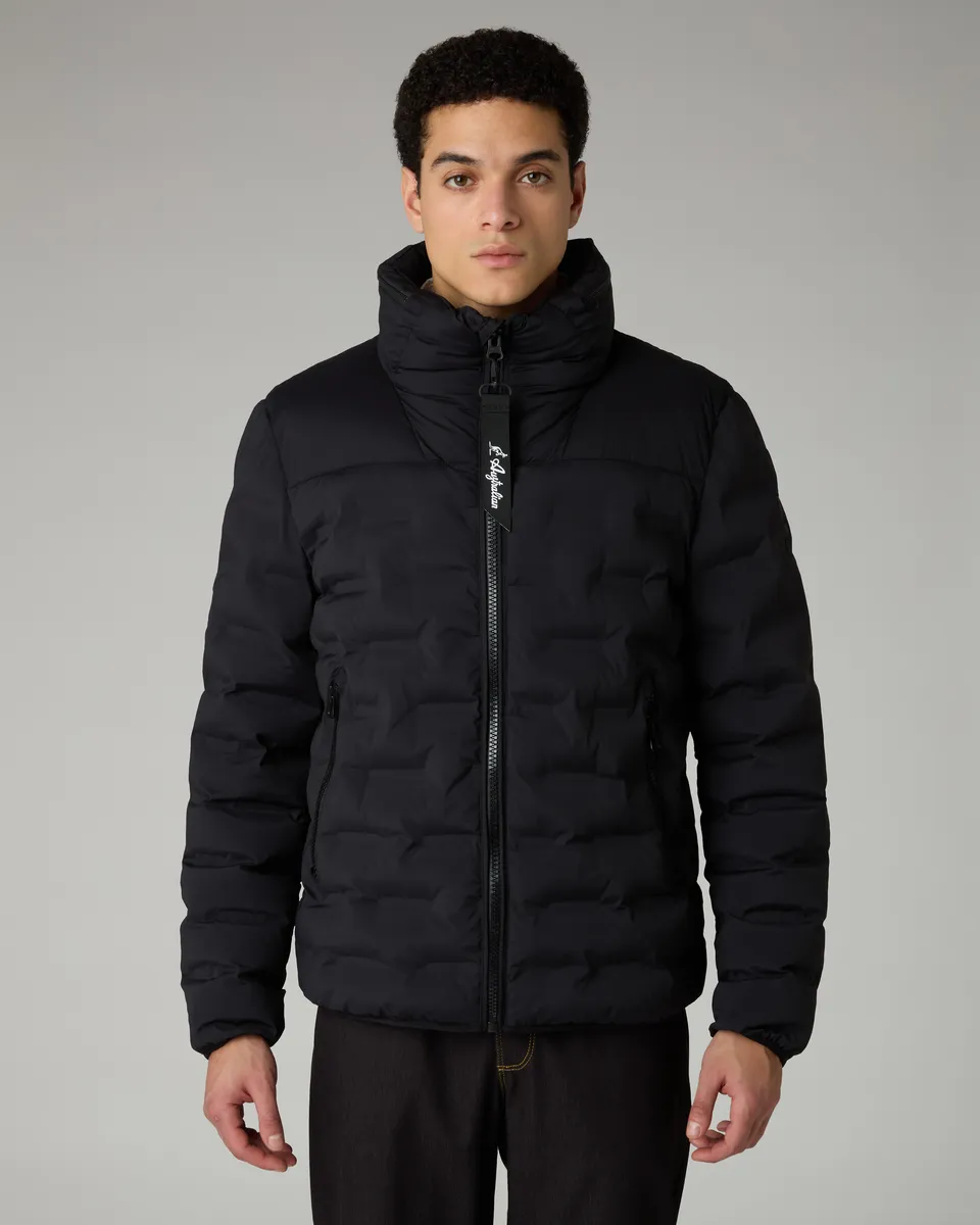 australian-3-d-jacket-giubbotto-trapuntato-nero image 1