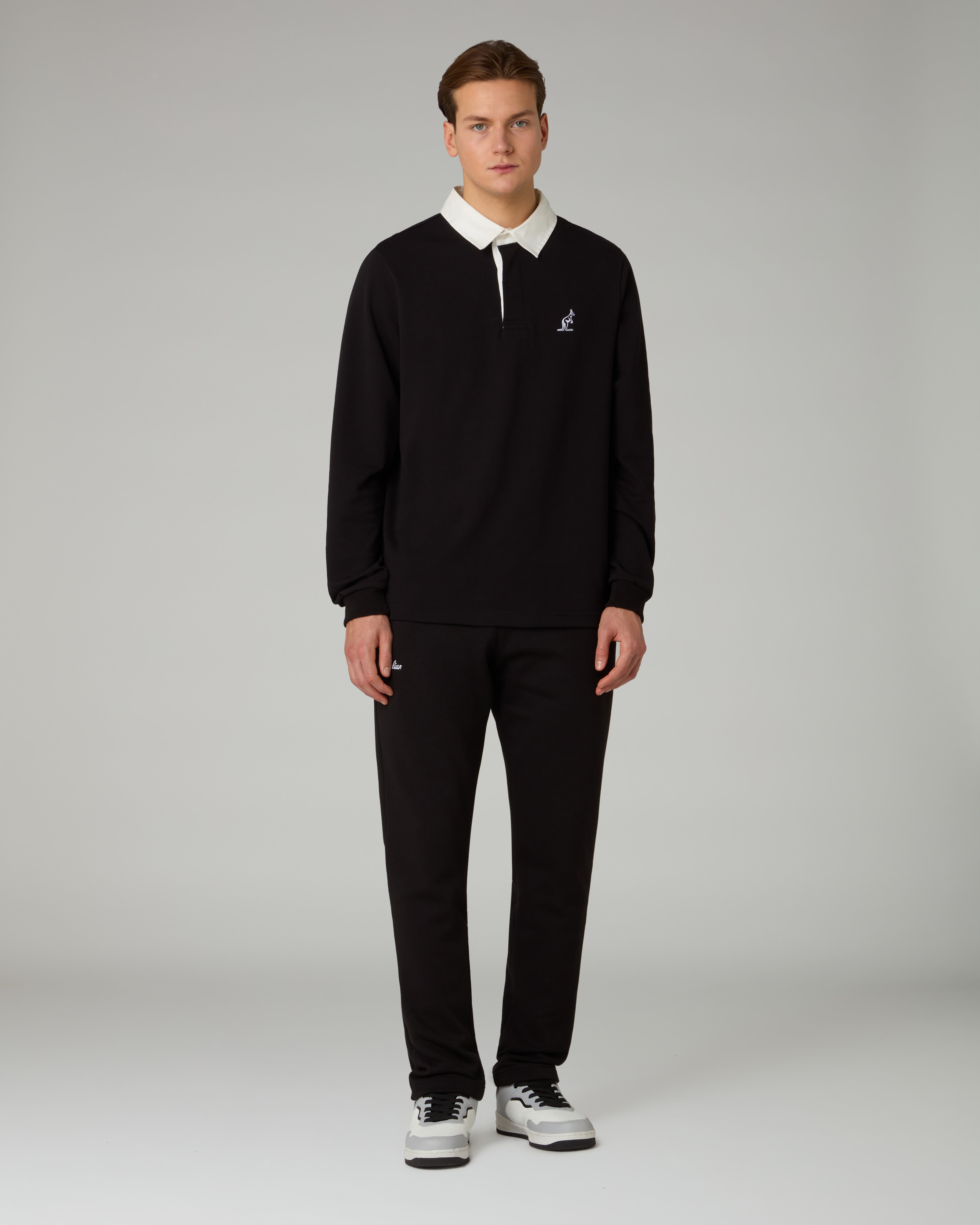 australian-academy-polo-shirt-polo-piquet-regular-nero image 2