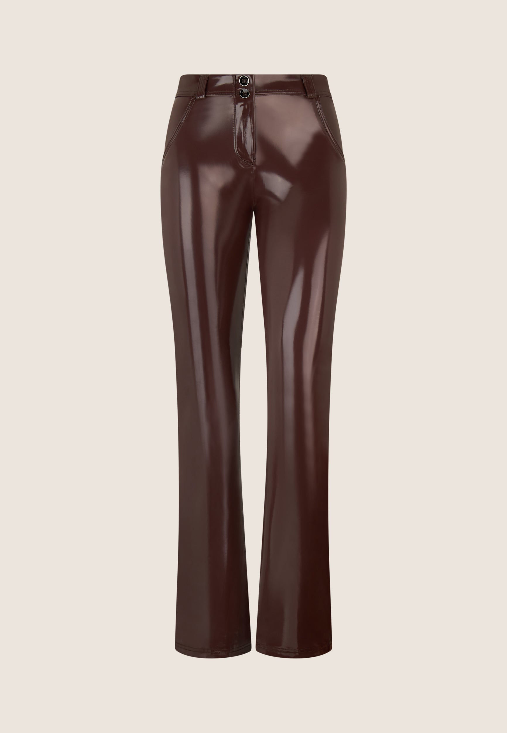 freddy-pantaloni-wr-up-vita-regular-a-zampa-in-tessuto-latex image 7