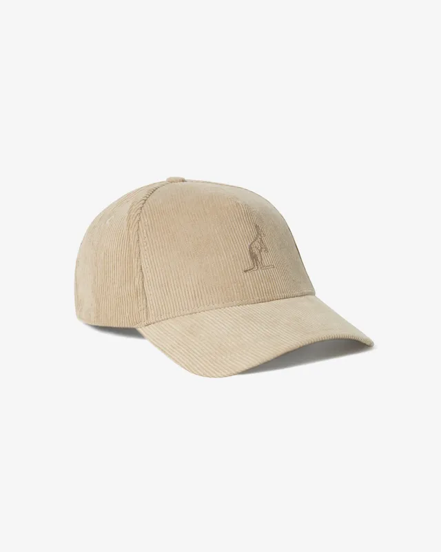 australian-corduroy-cap-cappellino-in-velluto-a-costine-sabbia image 1