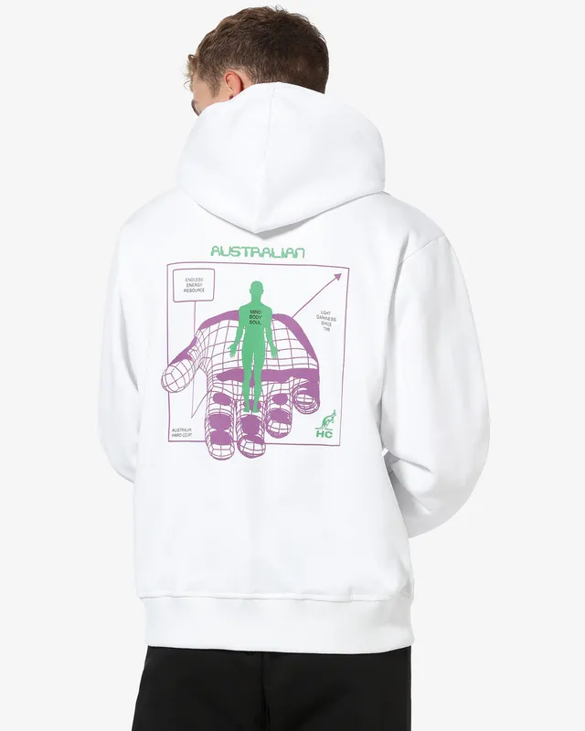 australian-hard-court-inner-balance-felpa-hoodie-bianco image 1