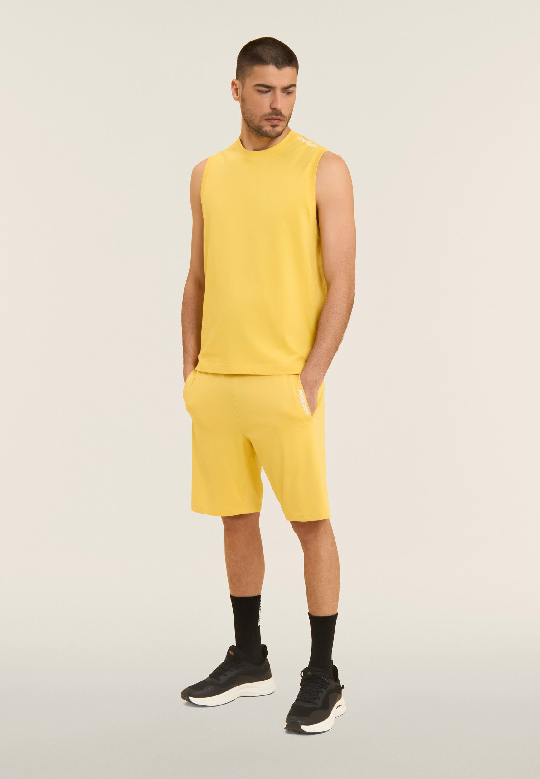 freddy-t-shirt-senza-maniche-in-jersey-di-cotone image 5