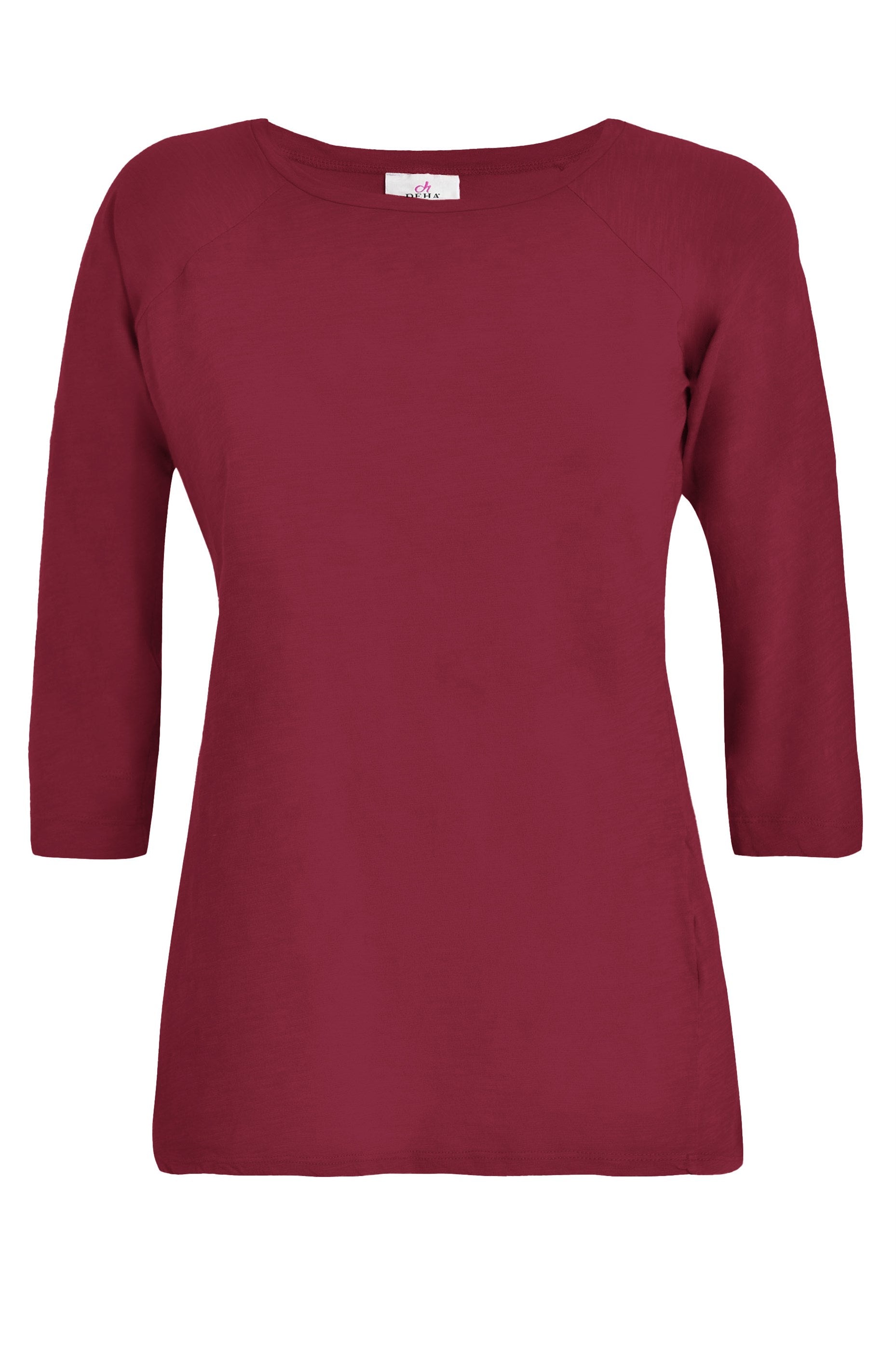 deha-d42514-t-shirt-manica-3-4-in-jersey-fiammato-rosso image 1