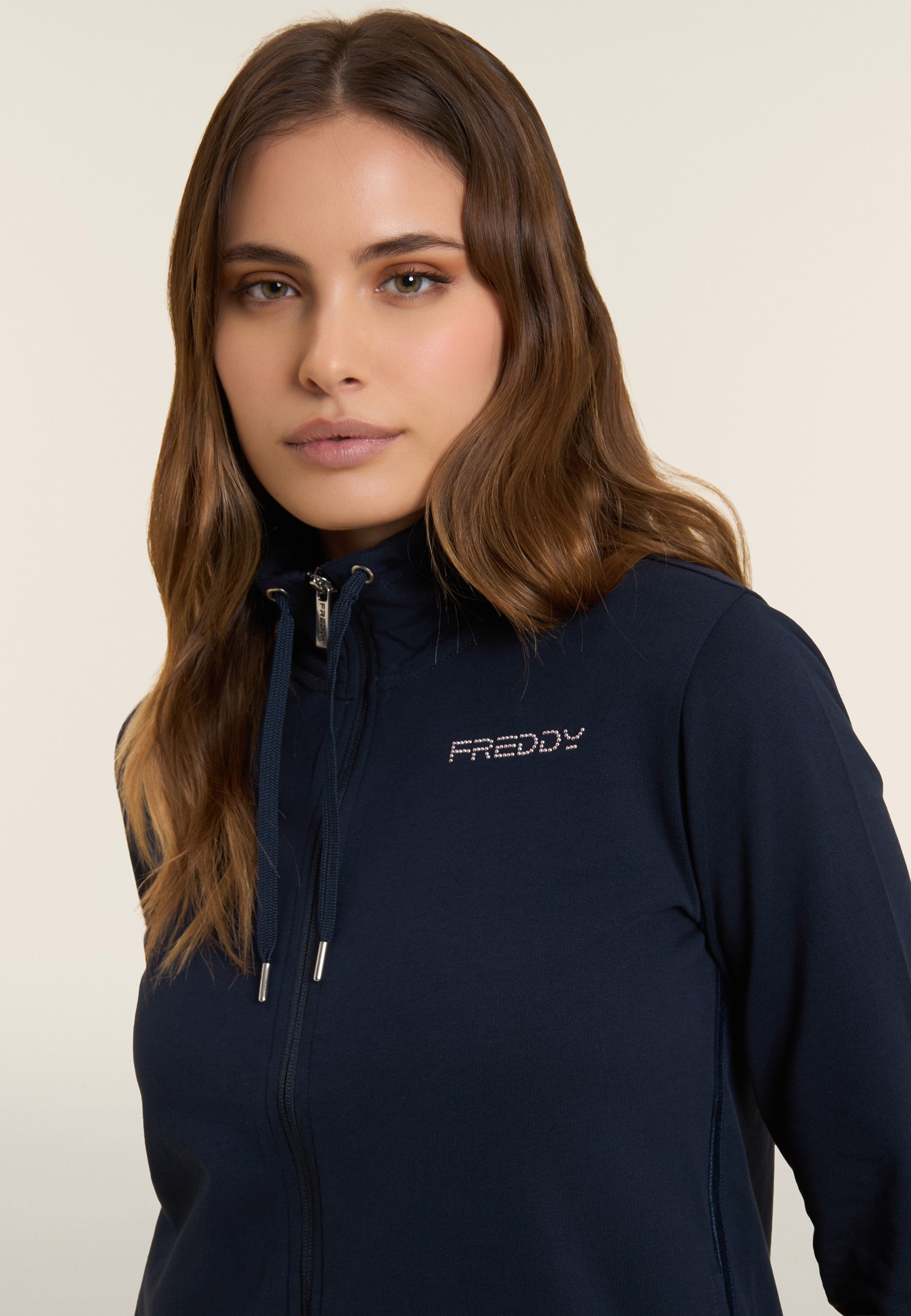 freddy-felpa-comfort-fit-collo-alto-con-zip-e-logo-freddy image 4