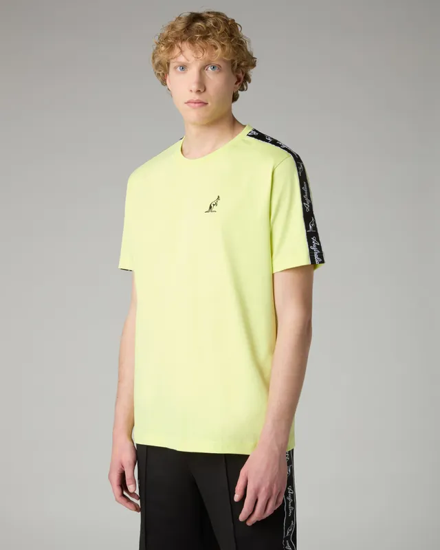 australian-tape-t-shirt-maglietta-cotone-lime image 1