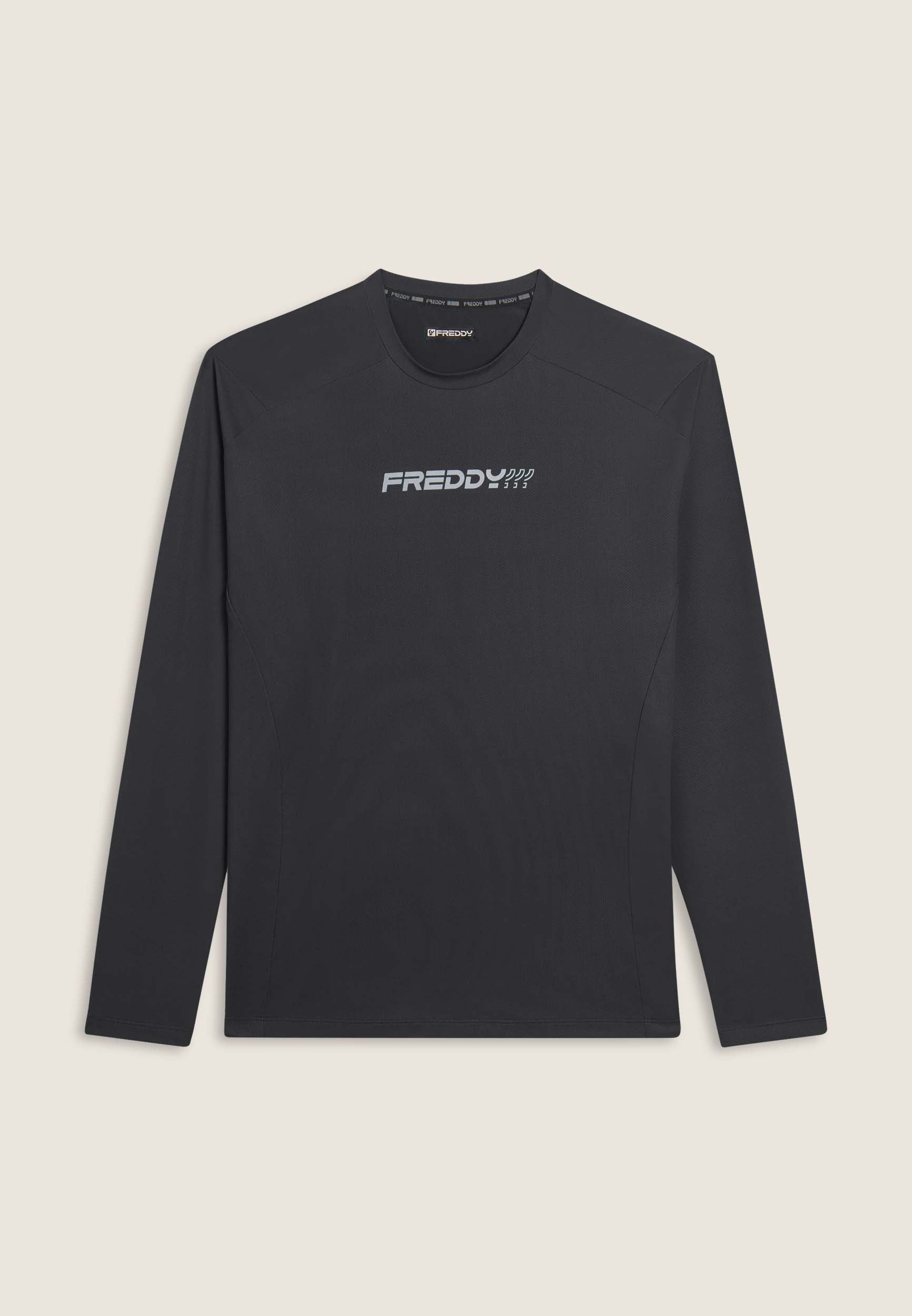 freddy-t-shirt-uomo-slim-manica-lunga-fit-tecnico image 8
