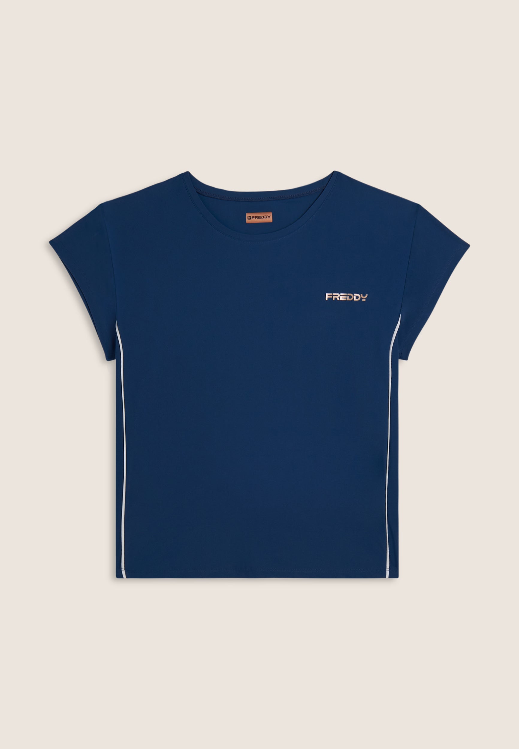 freddy-t-shirt-tecnica-maniche-ad-aletta-con-profili-a-contrasto image 8